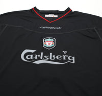 2002/04 GERRARD #17 Liverpool Vintage Reebok Away Football Shirt (M)