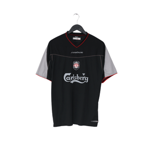 2002/04 GERRARD #17 Liverpool Vintage Reebok Away Football Shirt (M)
