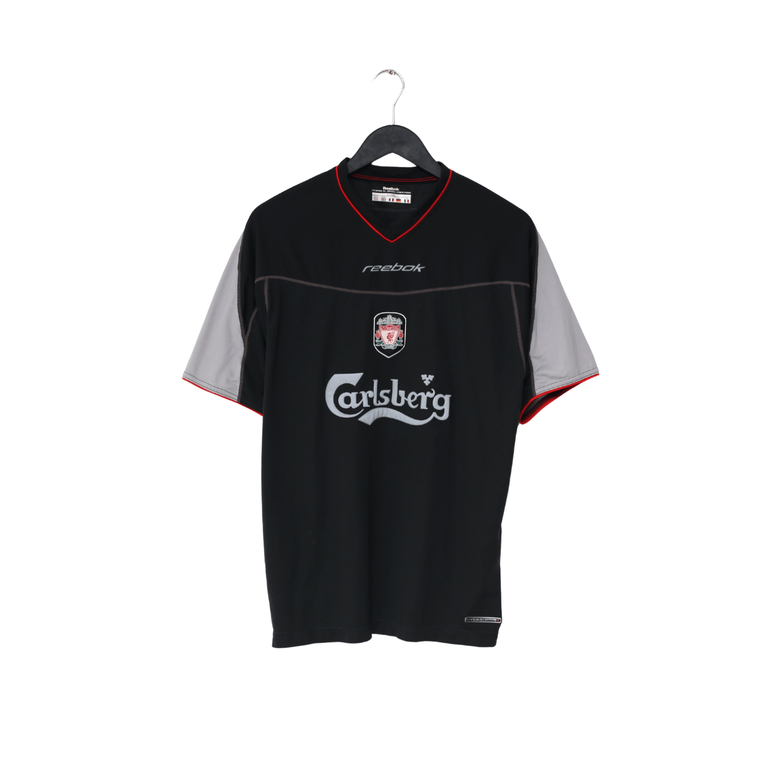 2002/04 GERRARD #17 Liverpool Vintage Reebok Away Football Shirt (M)