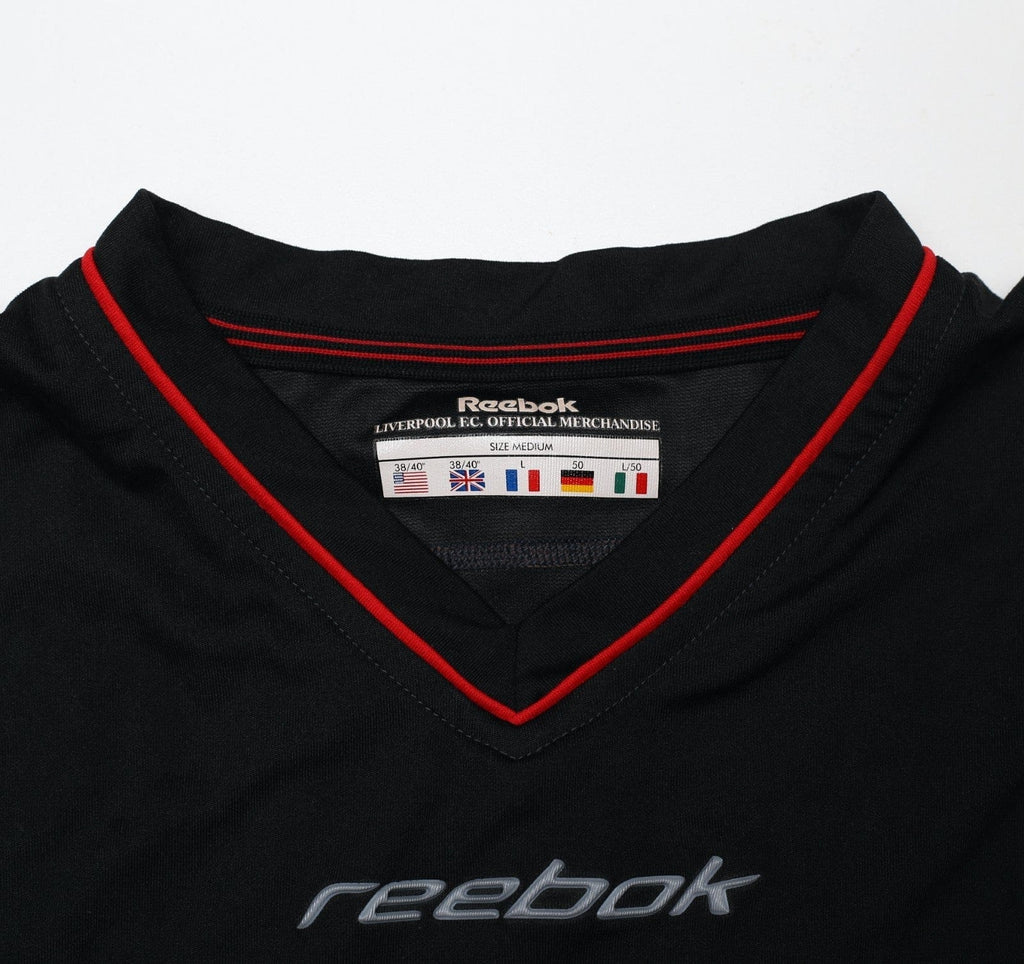 2002/04 GERRARD #17 Liverpool Vintage Reebok Away Football Shirt (M)