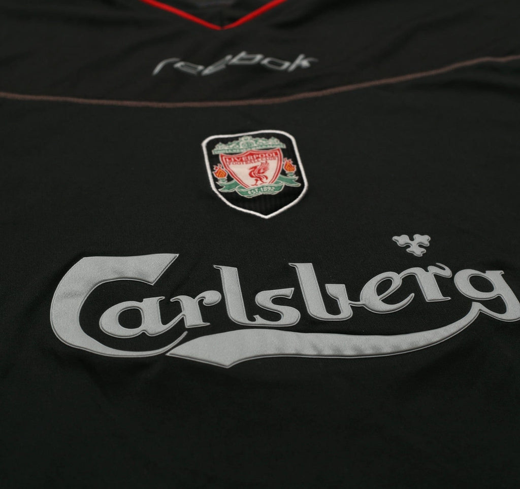 2002/04 GERRARD #17 Liverpool Vintage Reebok Away Football Shirt (M)