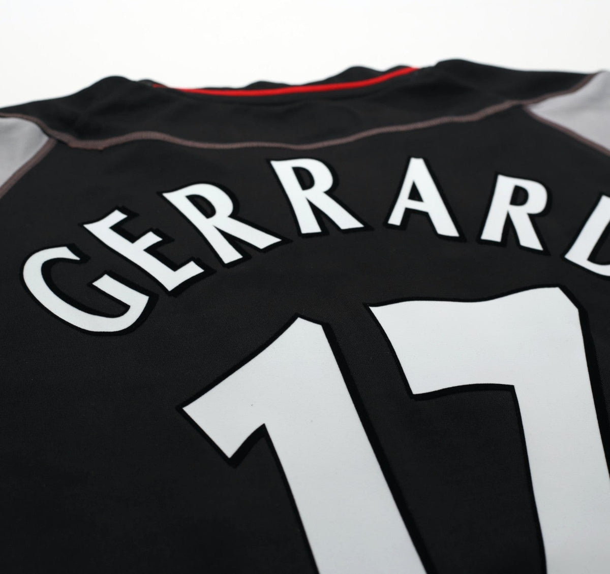 2002/04 GERRARD #17 Liverpool Vintage Reebok Away Football Shirt (M)