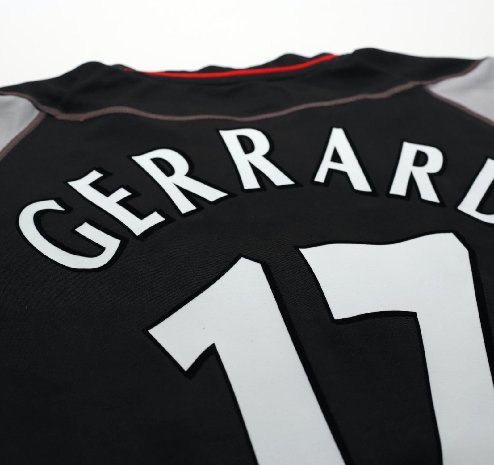 2002/04 GERRARD #17 Liverpool Vintage Reebok Away Football Shirt (M)