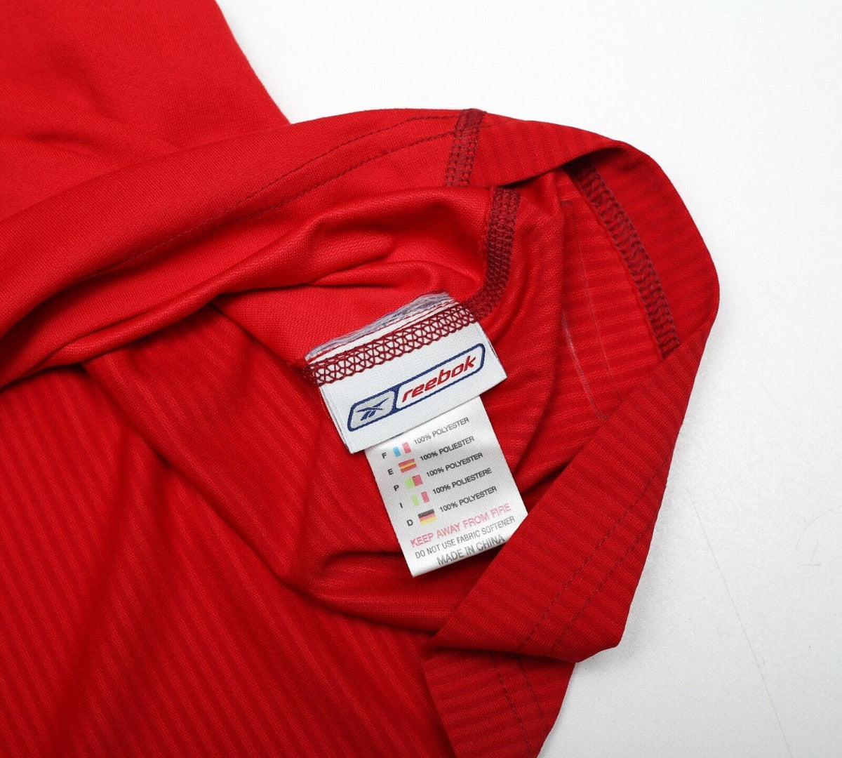 2002/04 GERRARD #17 Liverpool Vintage Reebok Home Football Shirt (M)