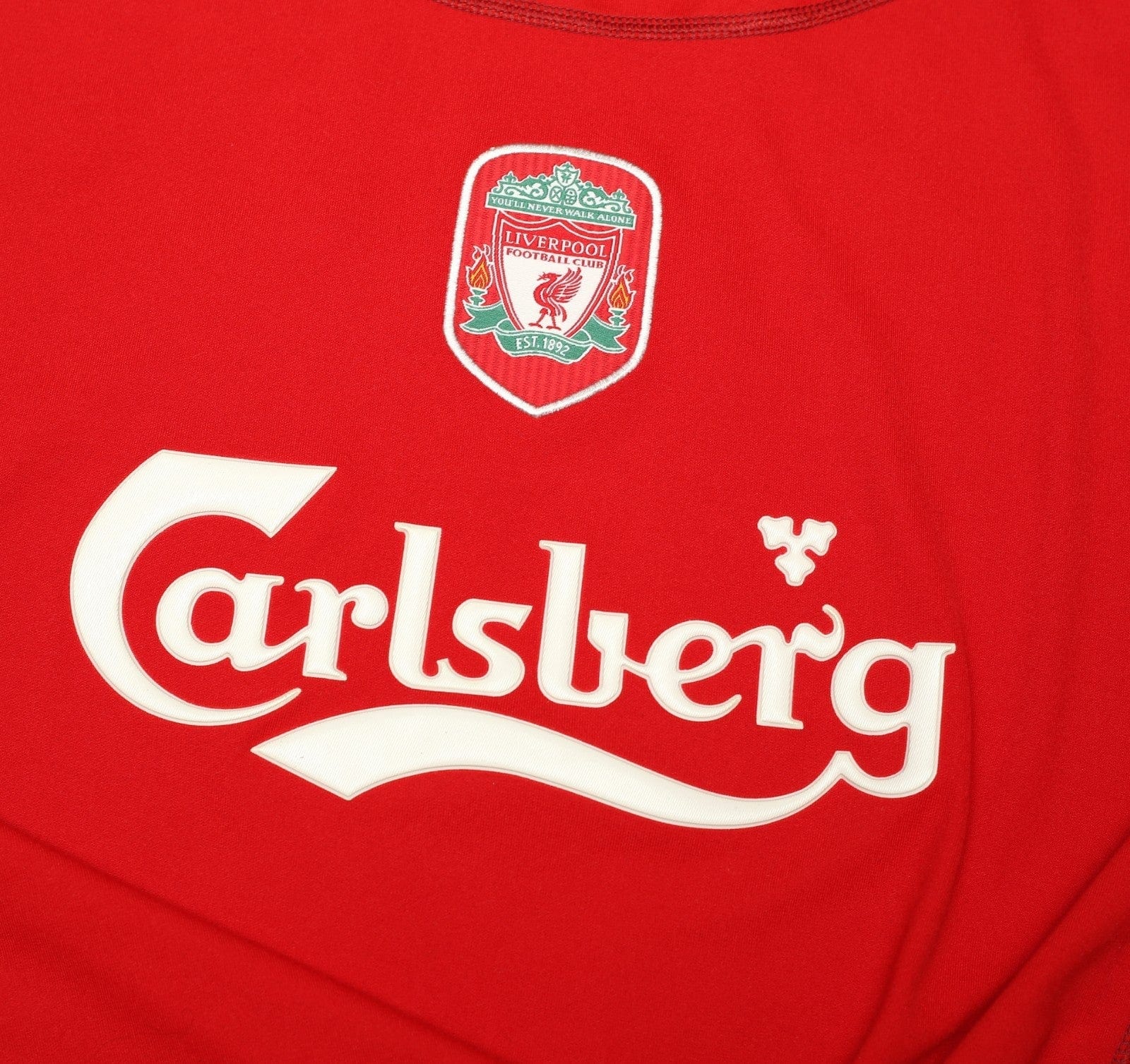 2002/04 GERRARD #17 Liverpool Vintage Reebok Home Football Shirt (S) 34/36