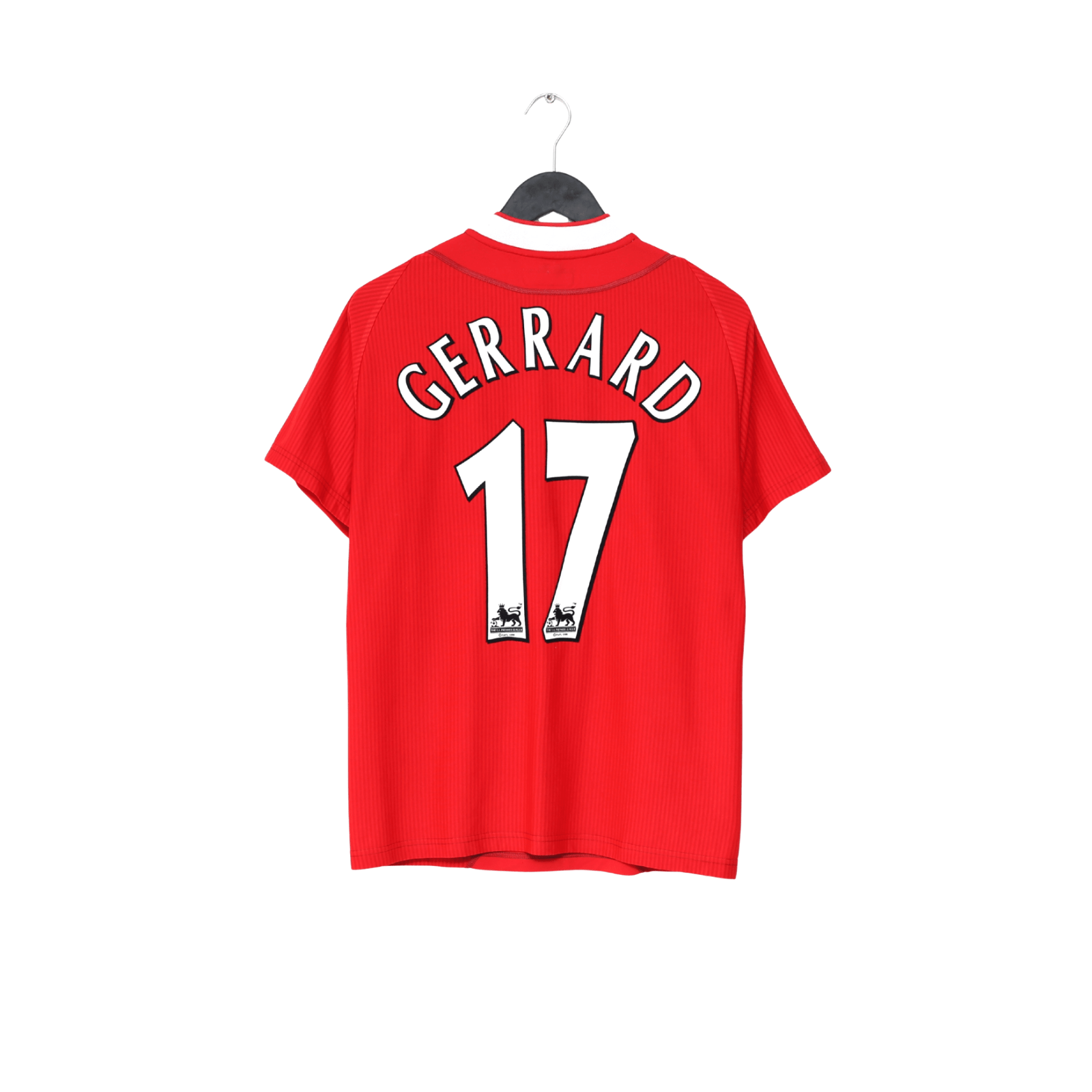 2002/04 GERRARD #17 Liverpool Vintage Reebok Home Football Shirt (S) 34/36