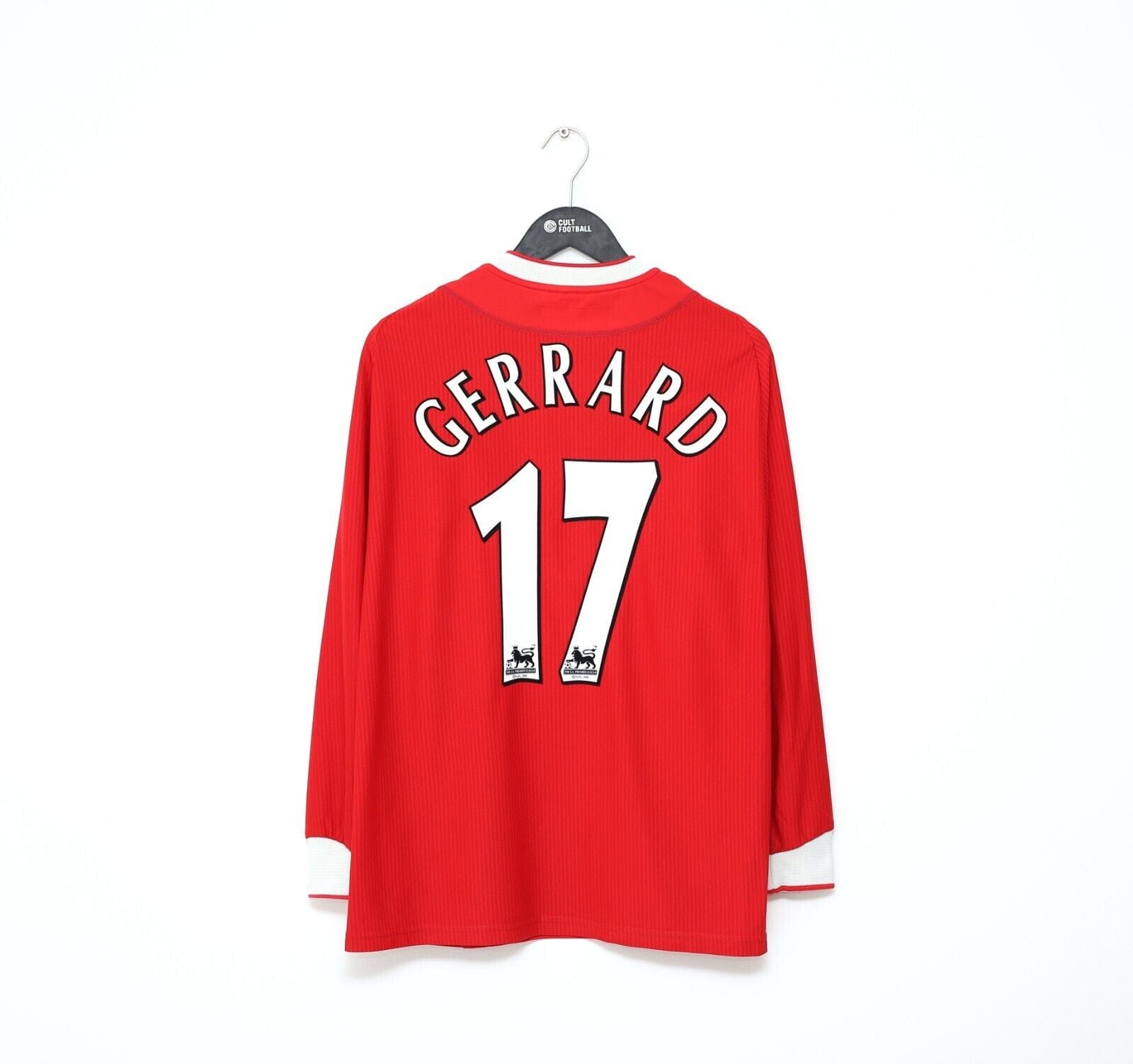 2002/04 GERRARD #17 Liverpool Vintage Reebok Home LS 2002/04 GERRARD #17 Liverpool Vintage Reebok Home LS