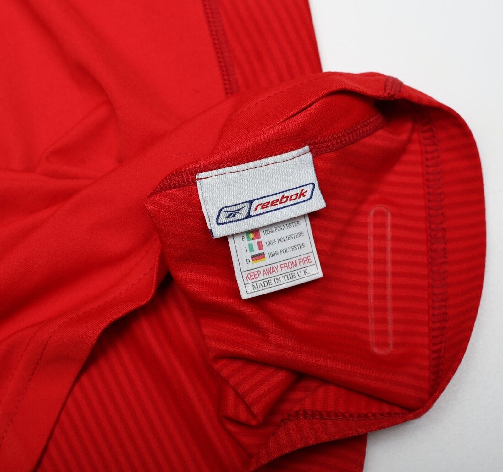 2002/04 GERRARD #17 Liverpool Vintage Reebok Home LS Football Shirt Jersey (M)