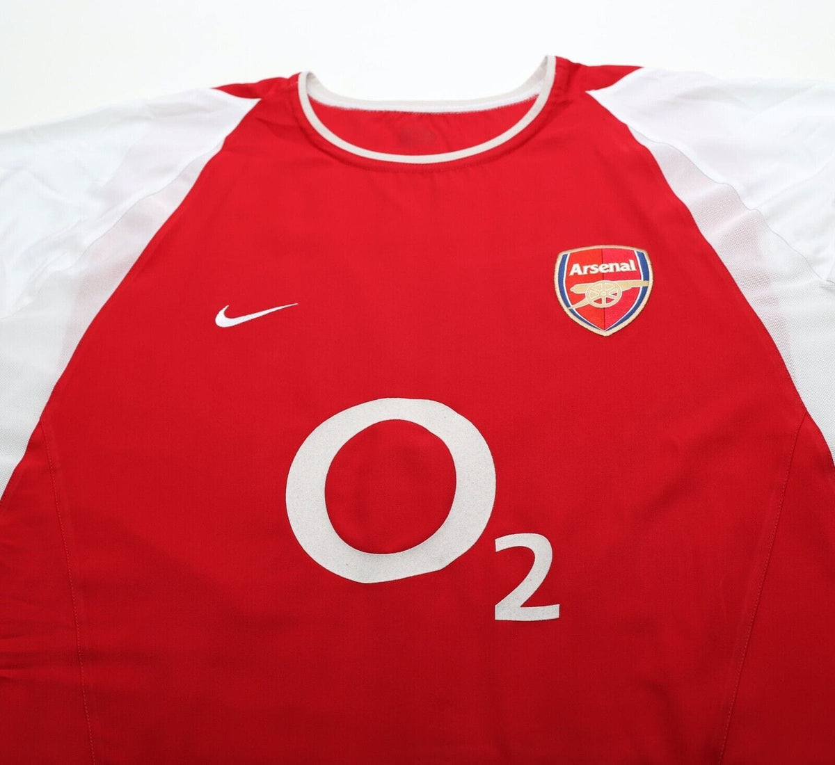 2002/04 HENRY #14 Arsenal Vintage Nike Home Football Shirt Jersey (L)