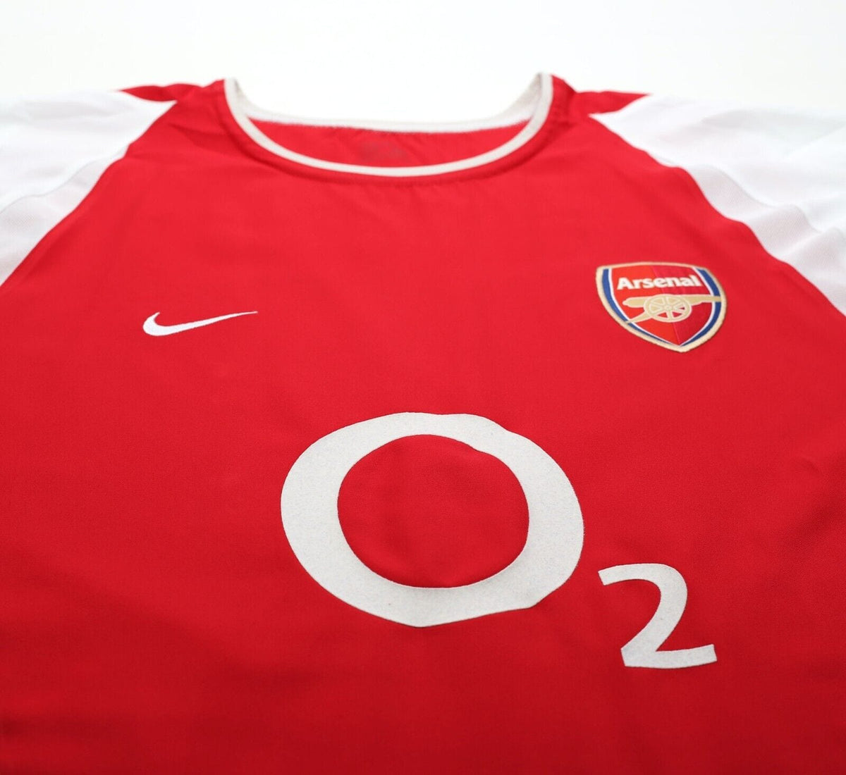 2002/04 HENRY #14 Arsenal Vintage Nike Home Football Shirt Jersey (L)