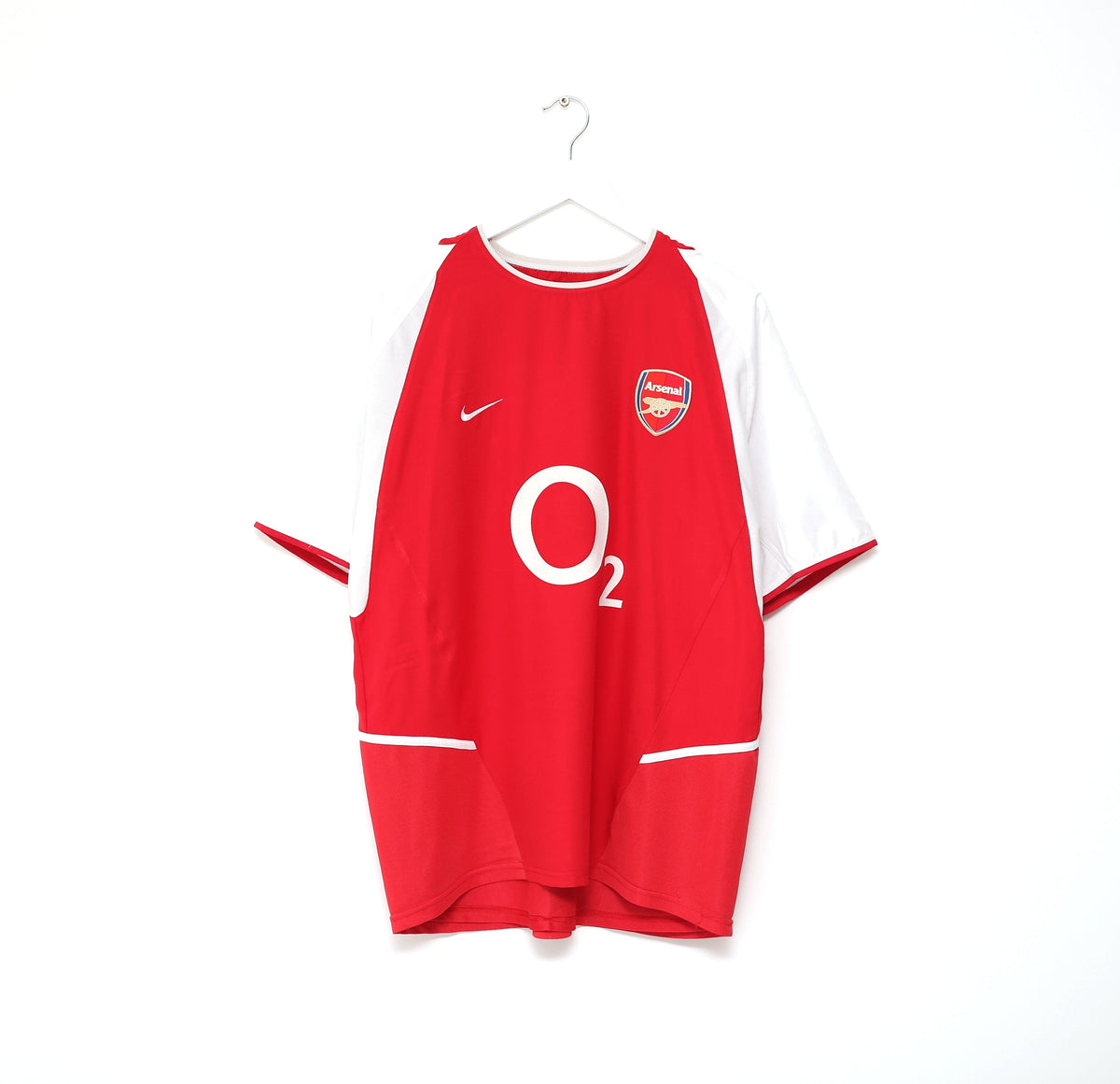 2002/04 HENRY #14 Arsenal Vintage Nike Home Football Shirt Jersey (L)