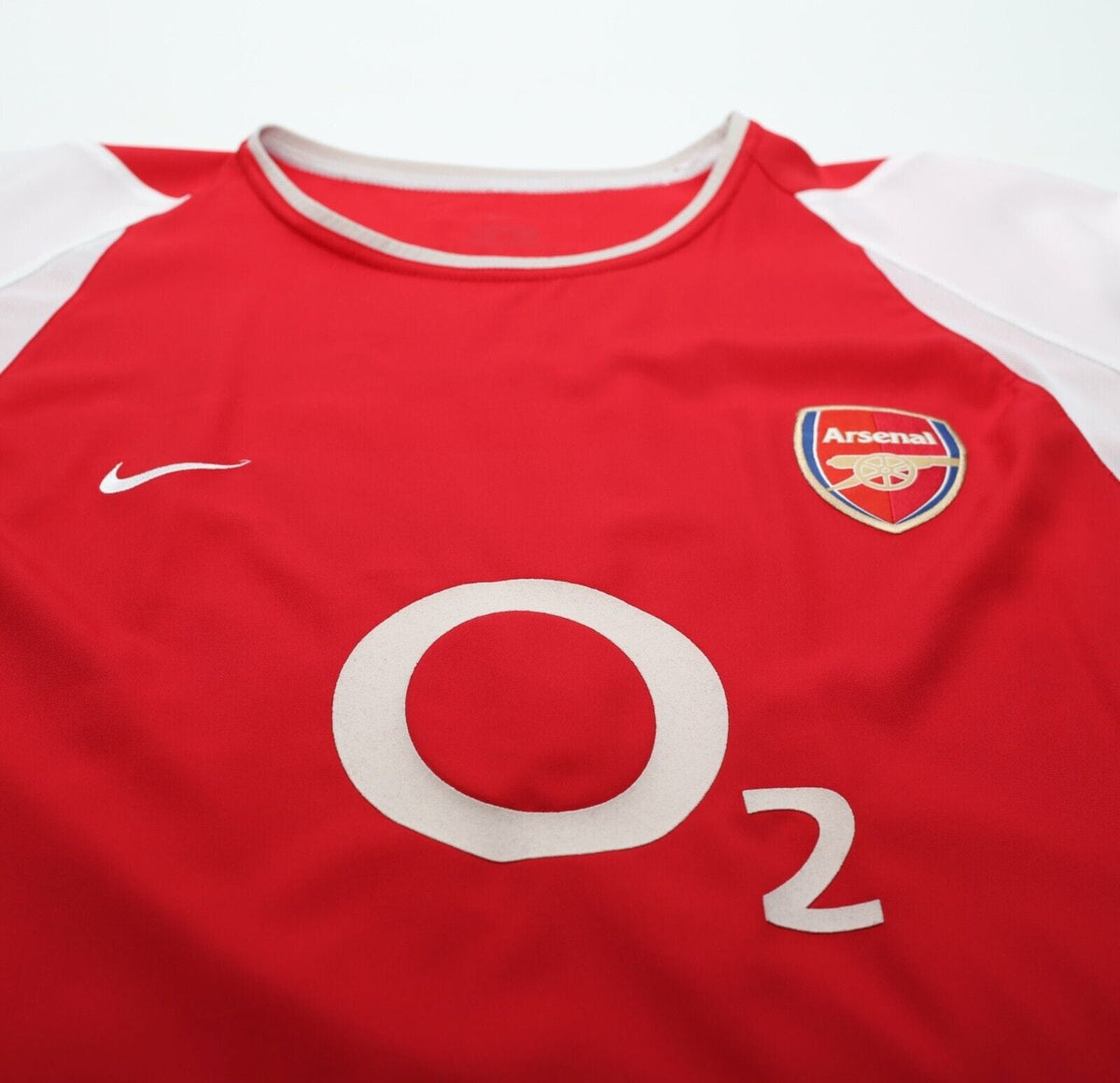 2002/04 HENRY #14 Arsenal Vintage Nike Home Football Shirt Jersey (XL)