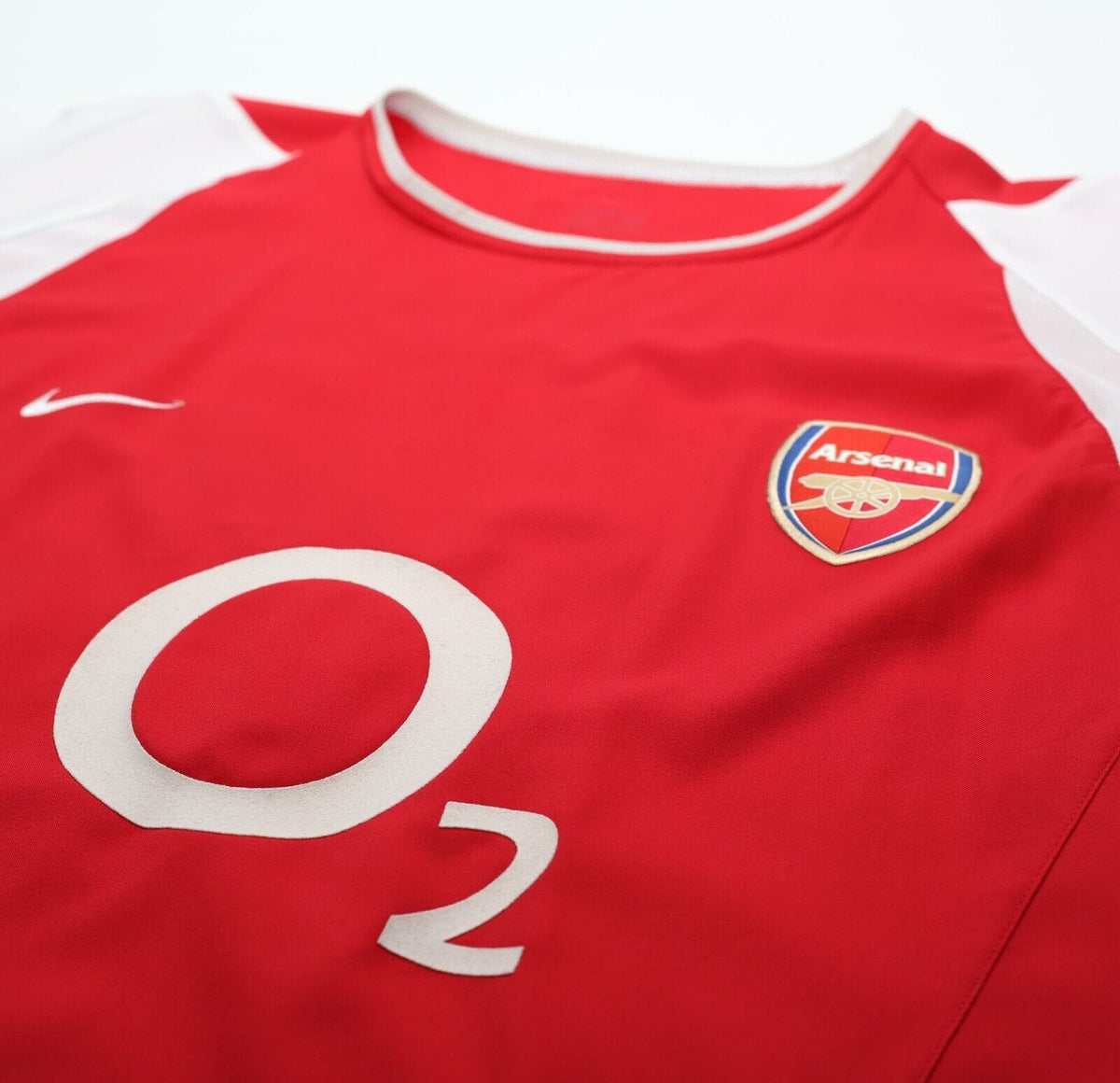 2002/04 HENRY #14 Arsenal Vintage Nike Home Football Shirt Jersey (XL)