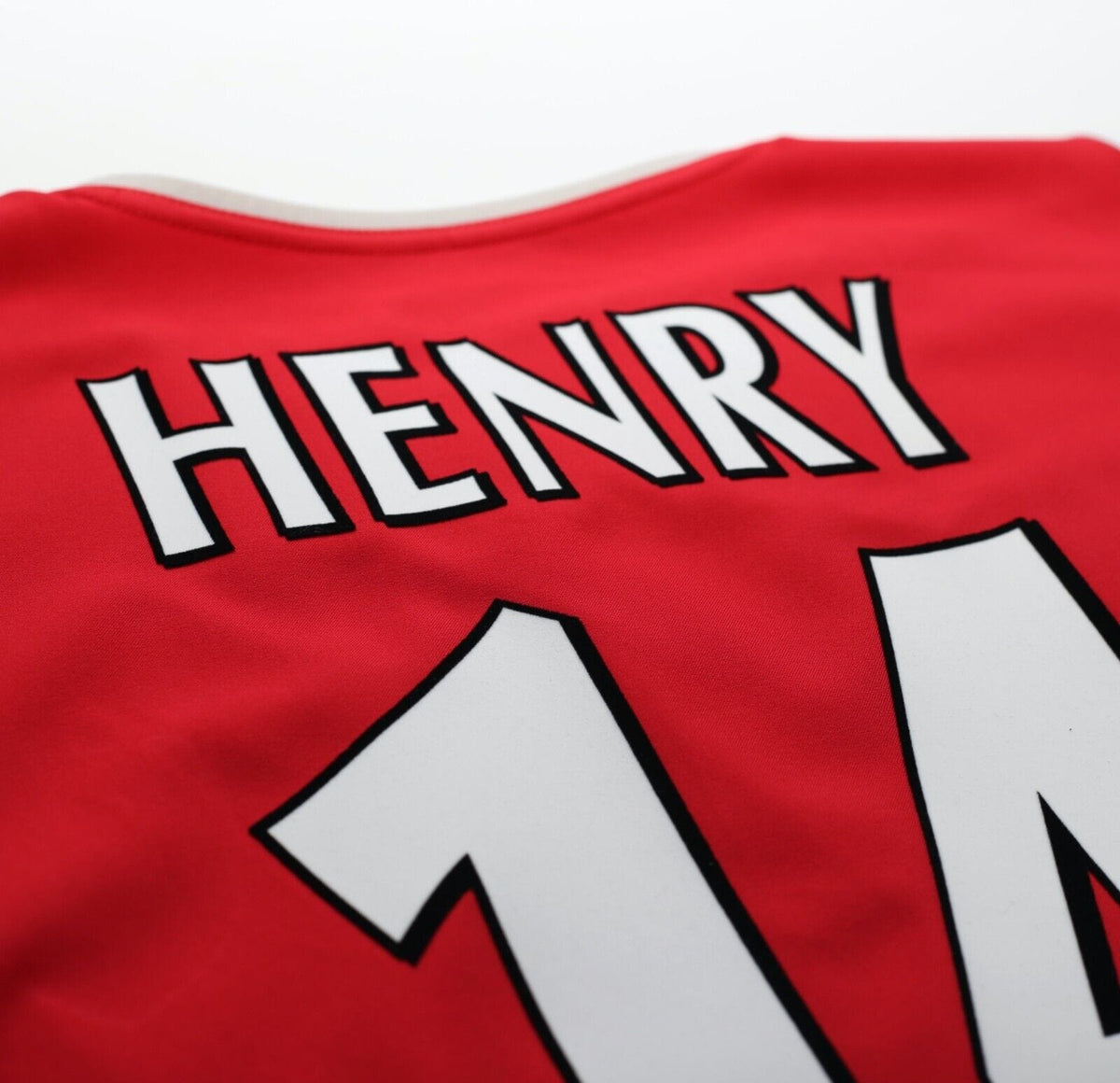 2002/04 HENRY #14 Arsenal Vintage Nike Home Football Shirt Jersey (XL)