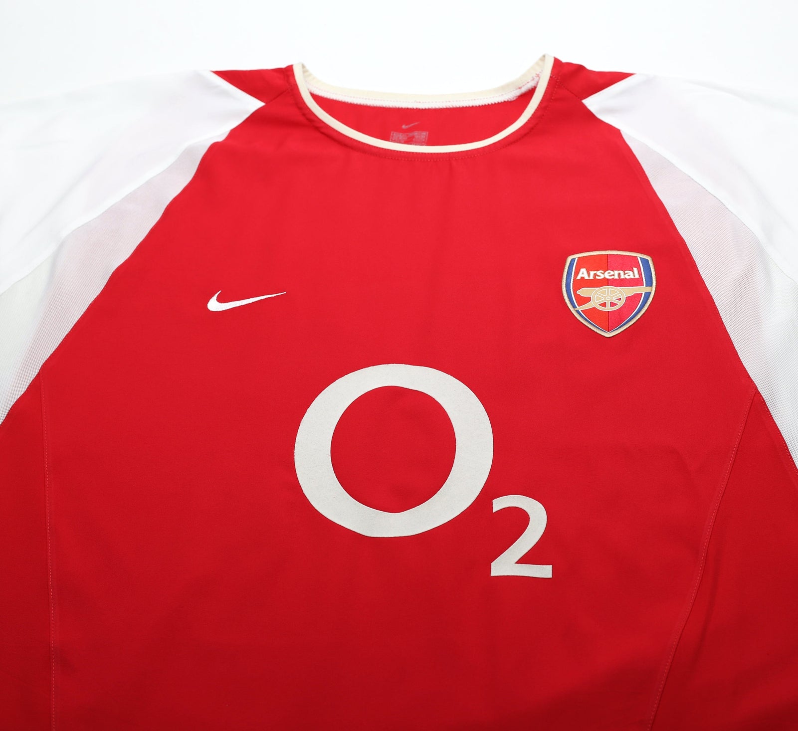 2002/04 HENRY #14 Arsenal Vintage Nike Home Football Shirt Jersey (XL)