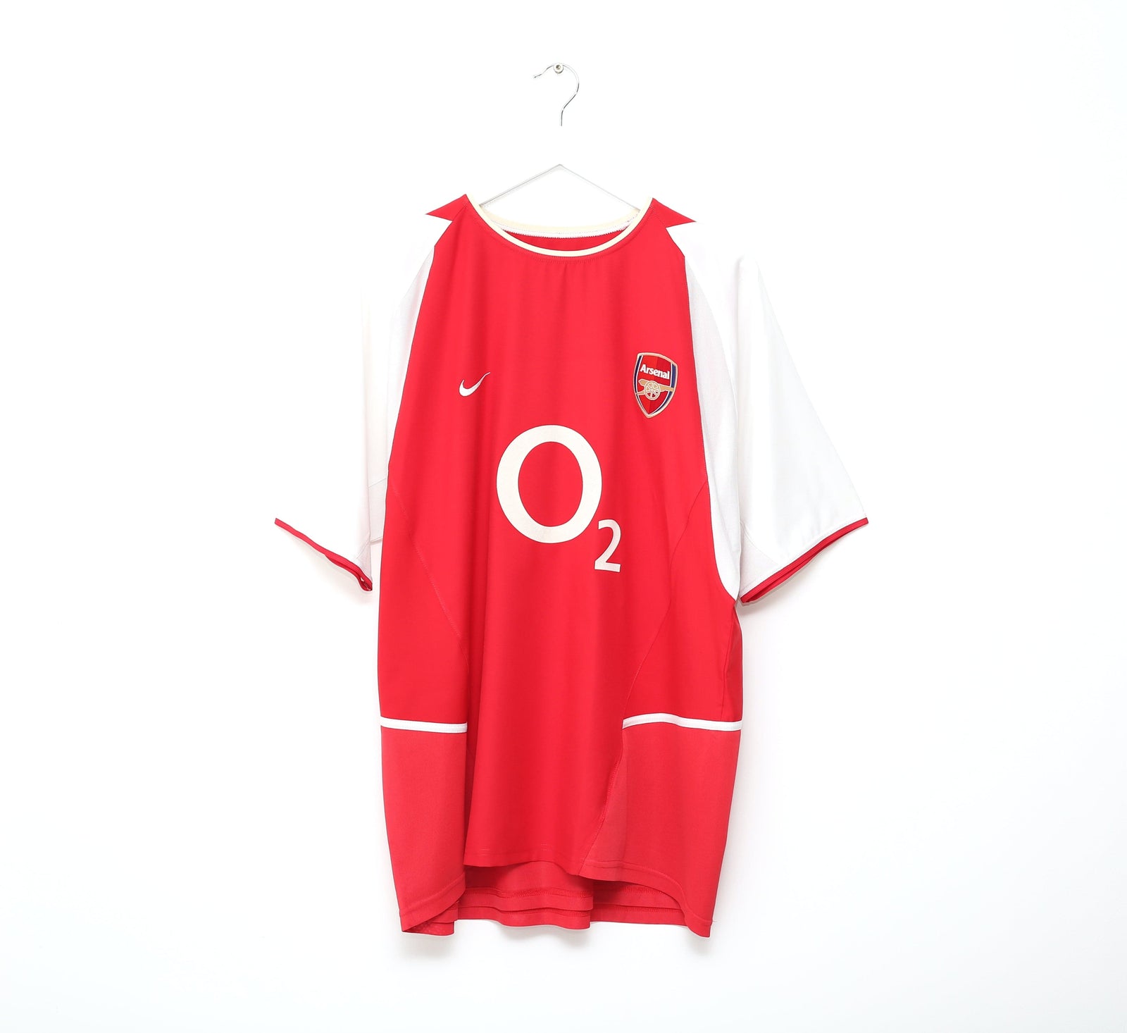 2002/04 HENRY #14 Arsenal Vintage Nike Home Football Shirt Jersey (XL)