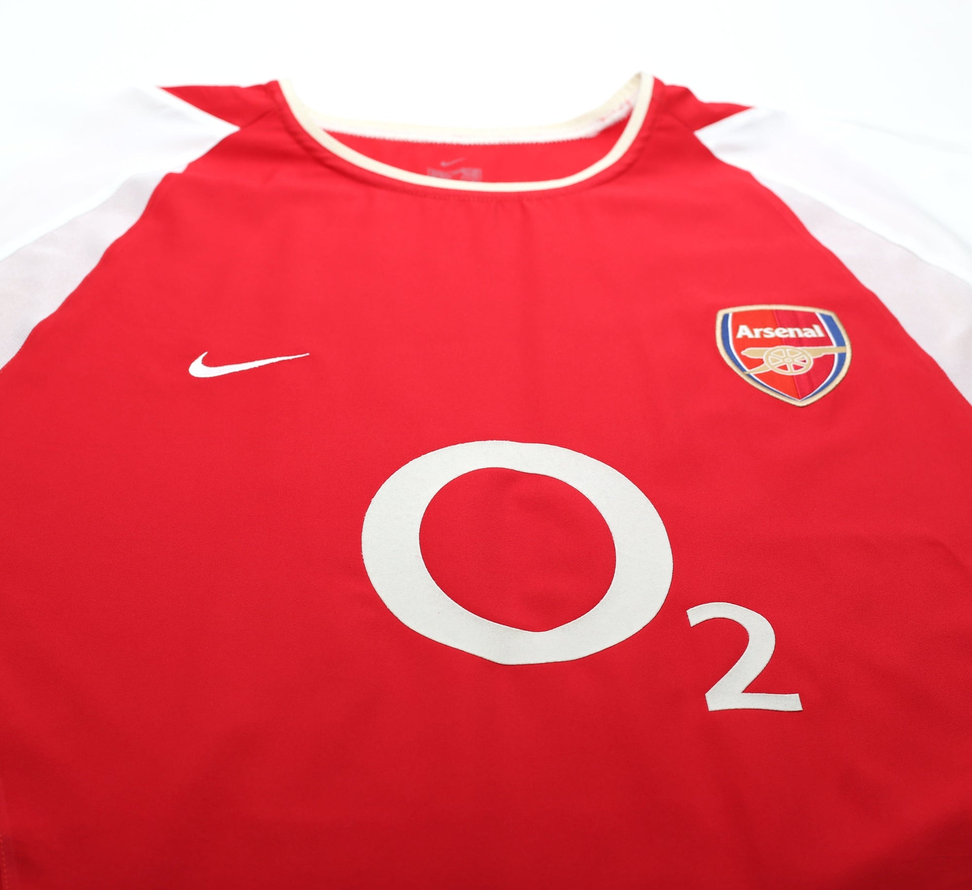 2002/04 HENRY #14 Arsenal Vintage Nike Home Football Shirt Jersey (XL)