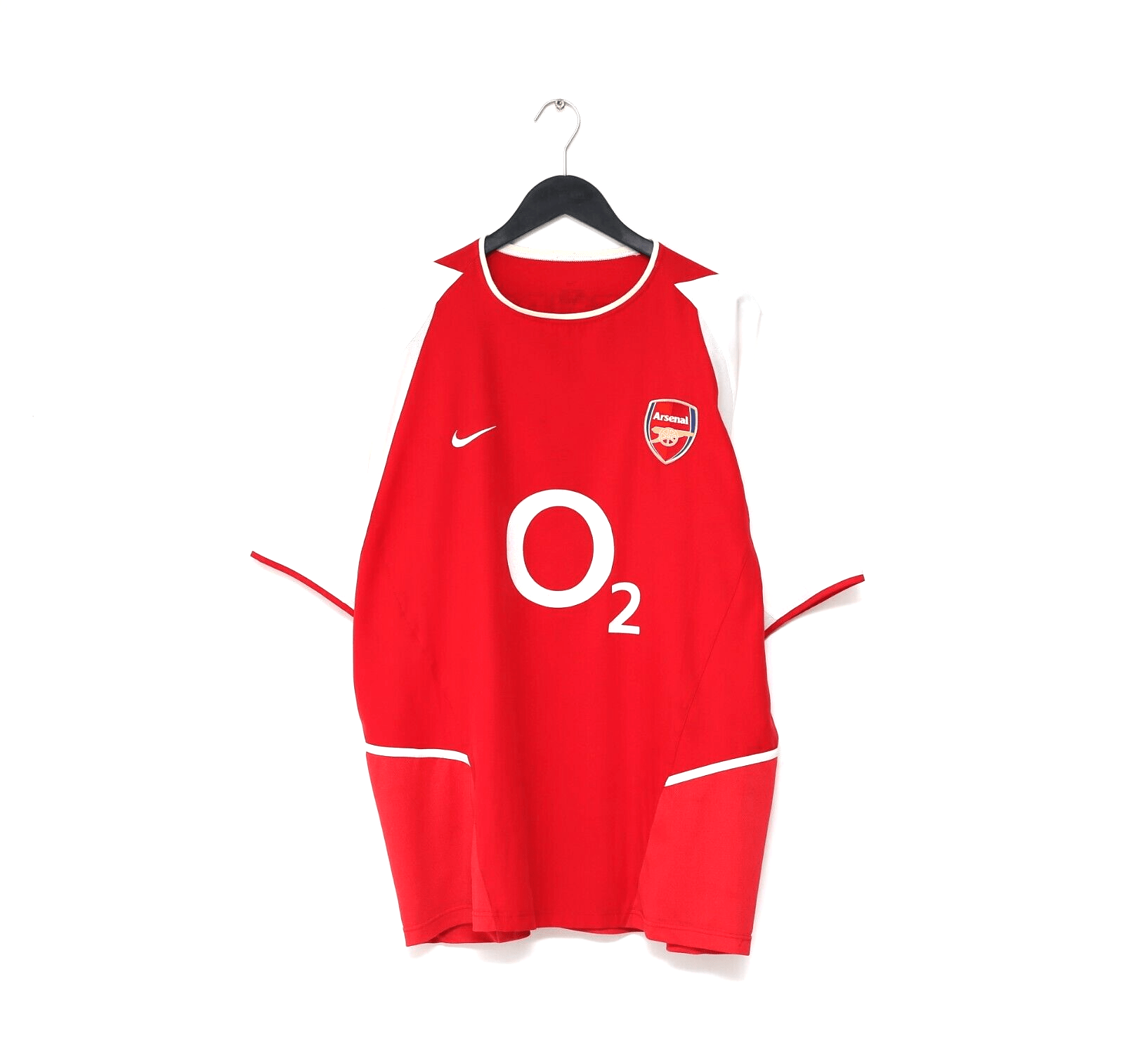 2002/04 HENRY #14 Arsenal Vintage Nike Home Football Shirt (XL)