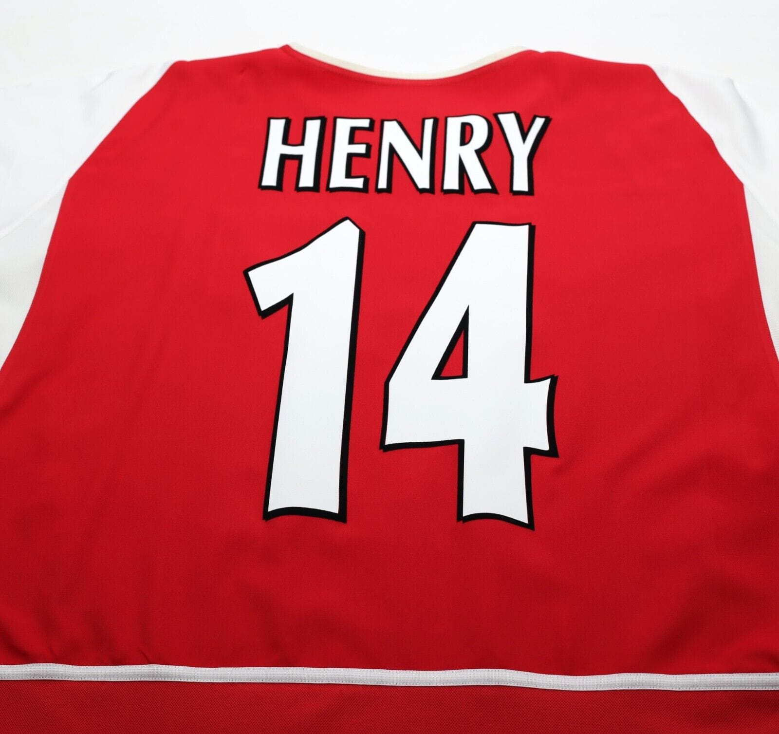 2002/04 HENRY #14 Arsenal Vintage Nike Home Football Shirt (XL)