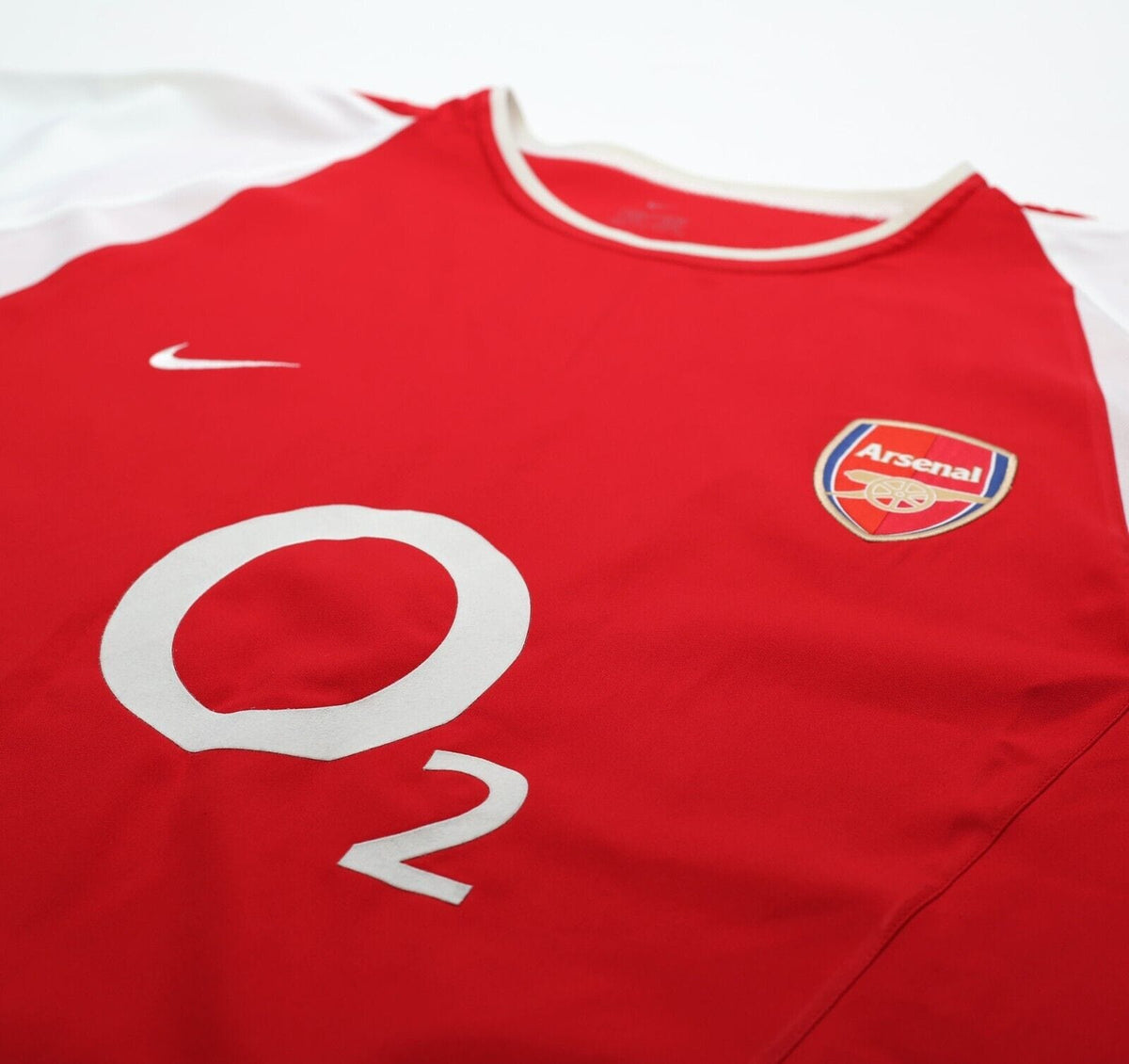 2002/04 HENRY #14 Arsenal Vintage Nike Home Football Shirt (XL)