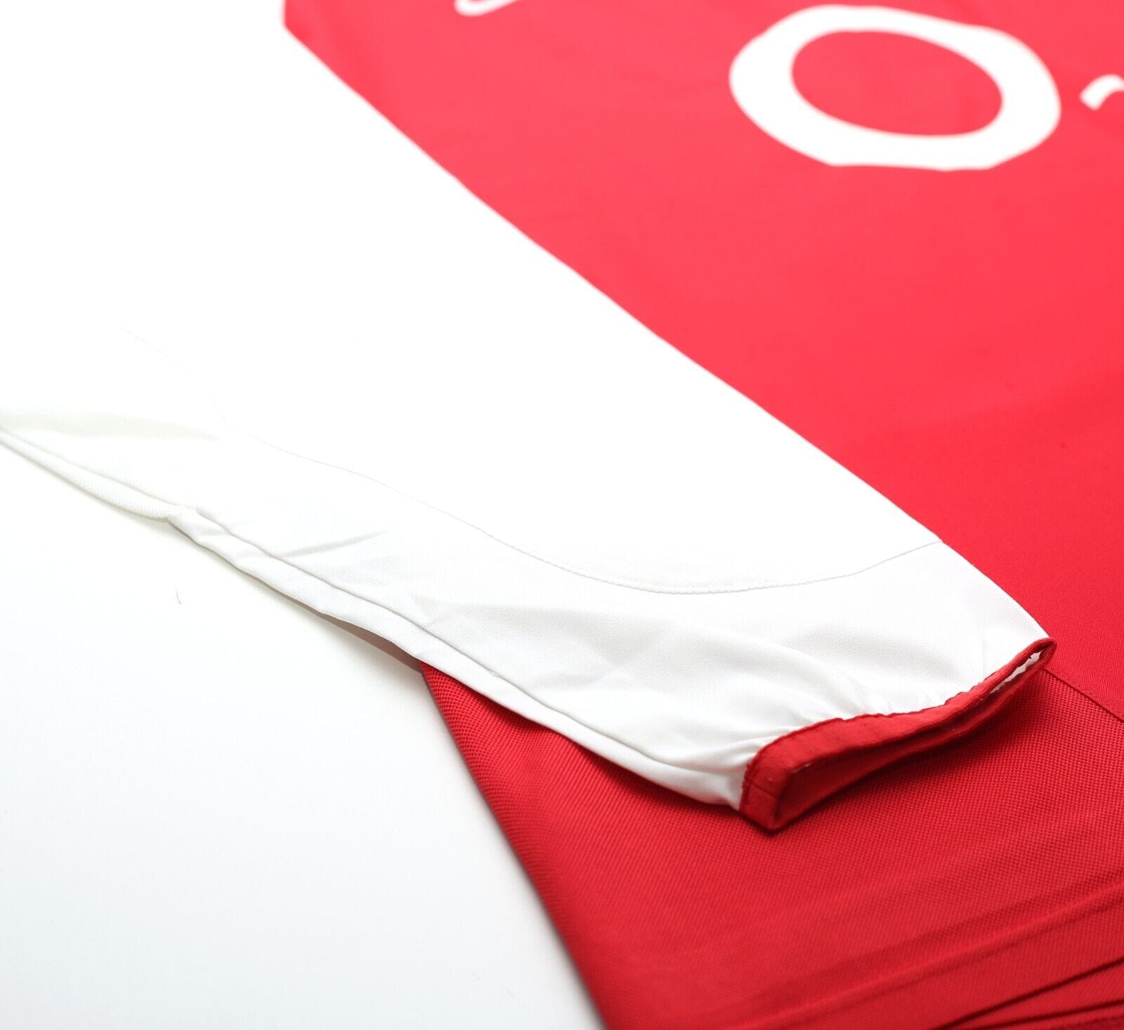 2002/04 HENRY #14 Arsenal Vintage Nike UCL Home LS Football Shirt Jersey (L)