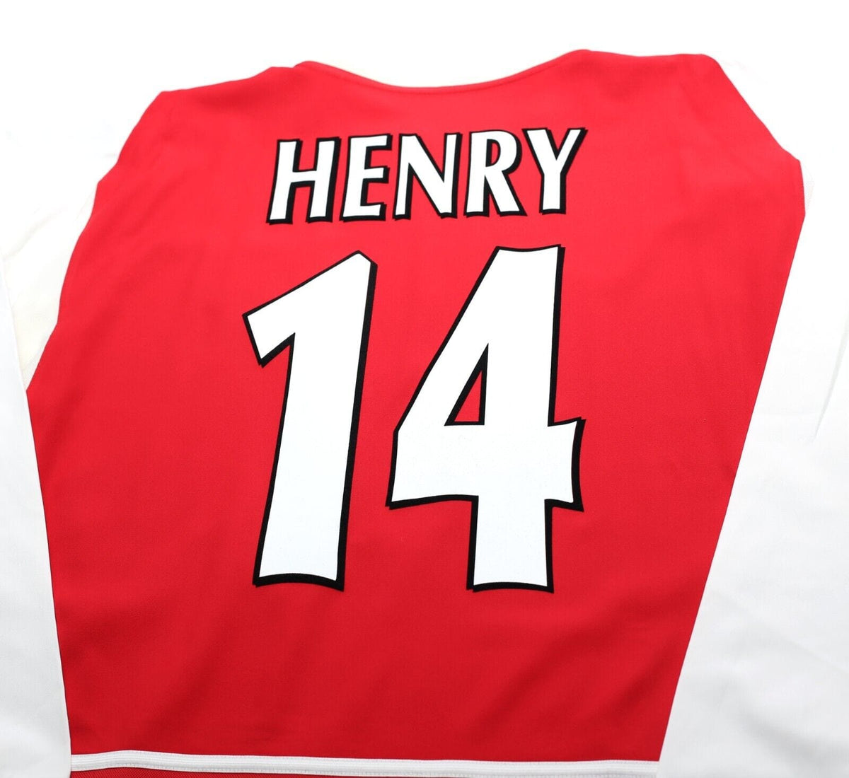 2002/04 HENRY #14 Arsenal Vintage Nike UCL Home LS Football Shirt Jersey (L)