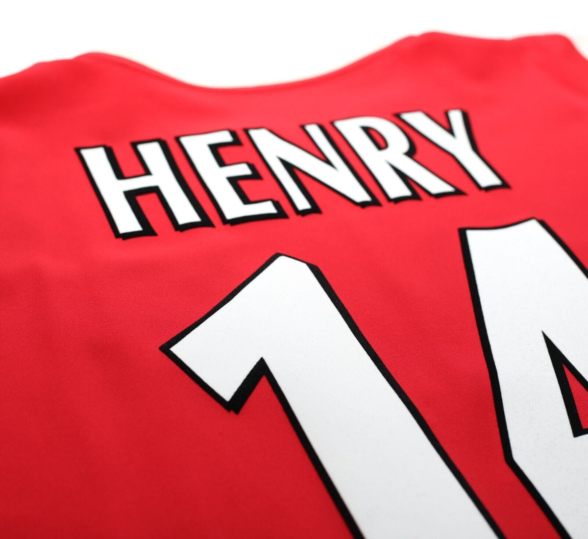 2002/04 HENRY #14 Arsenal Vintage Nike UCL Home LS Football Shirt Jersey (L)