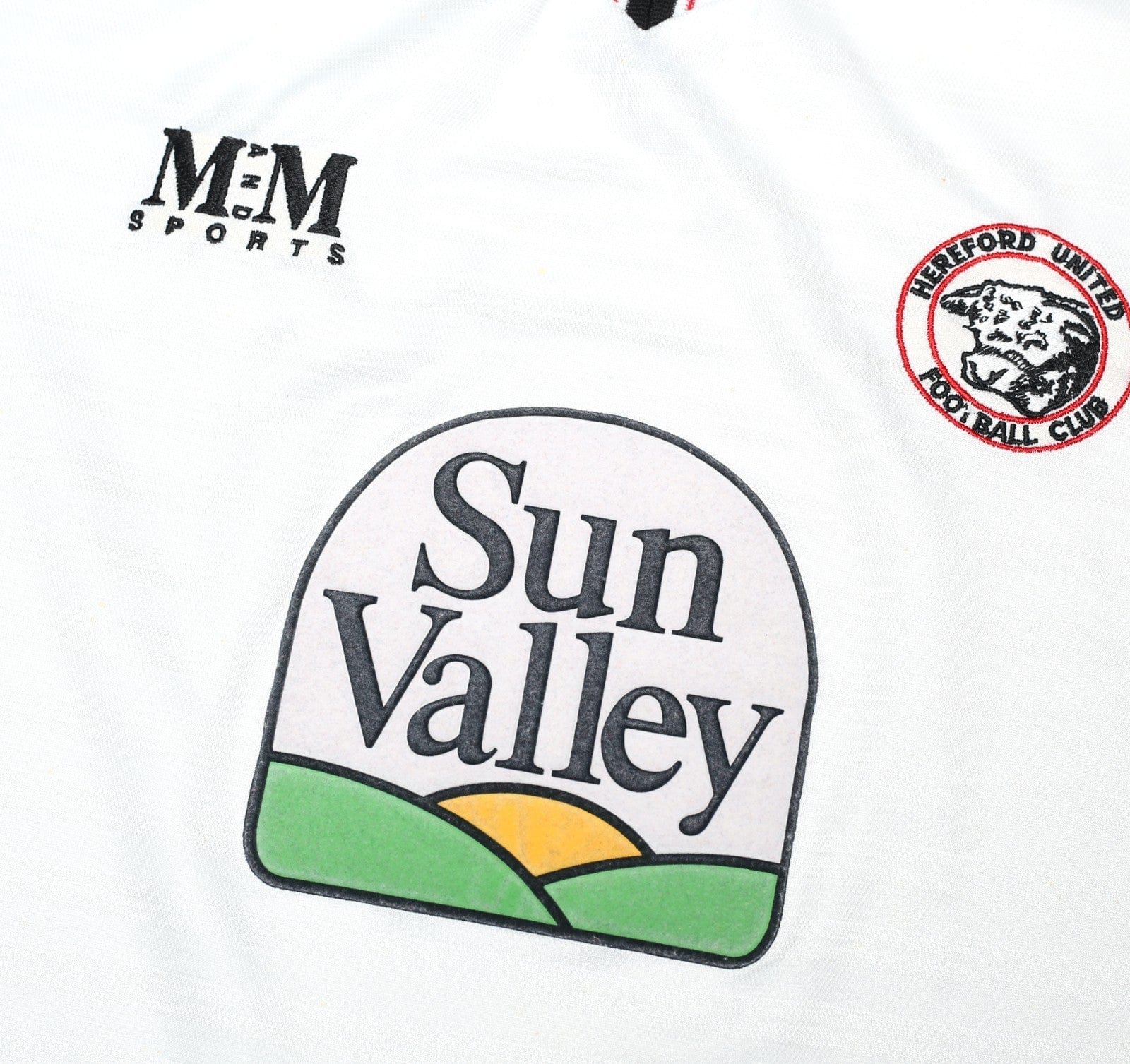 2002/04 HEREFORD UNITED Vintage M AND M SPORTS Home Football Shirt (XL)