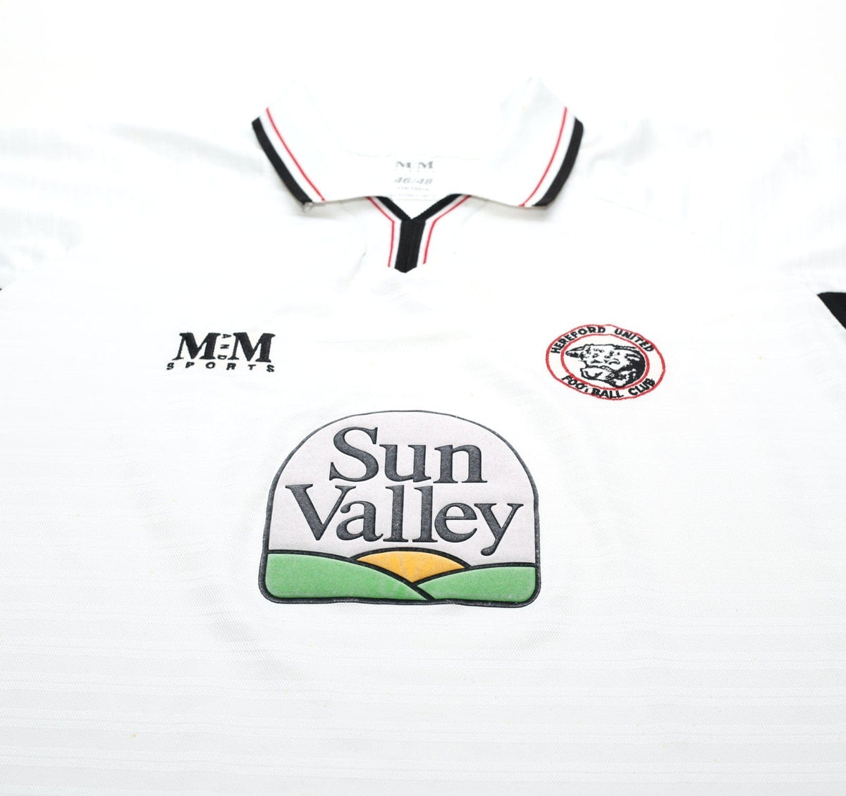 2002/04 HEREFORD UNITED Vintage M AND M SPORTS Home Football Shirt (XL)