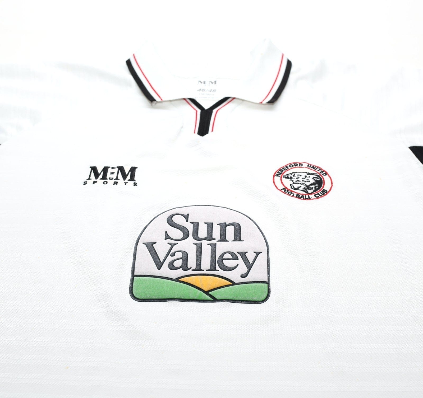 2002/04 HEREFORD UNITED Vintage M AND M SPORTS Home Football Shirt (XL)