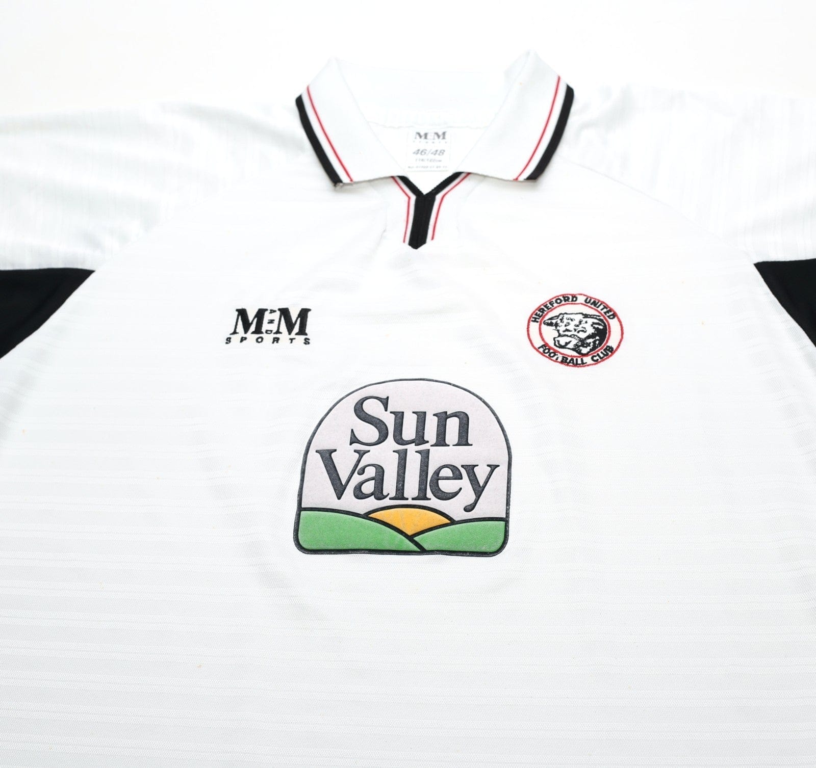 2002/04 HEREFORD UNITED Vintage M AND M SPORTS Home Football Shirt (XL)