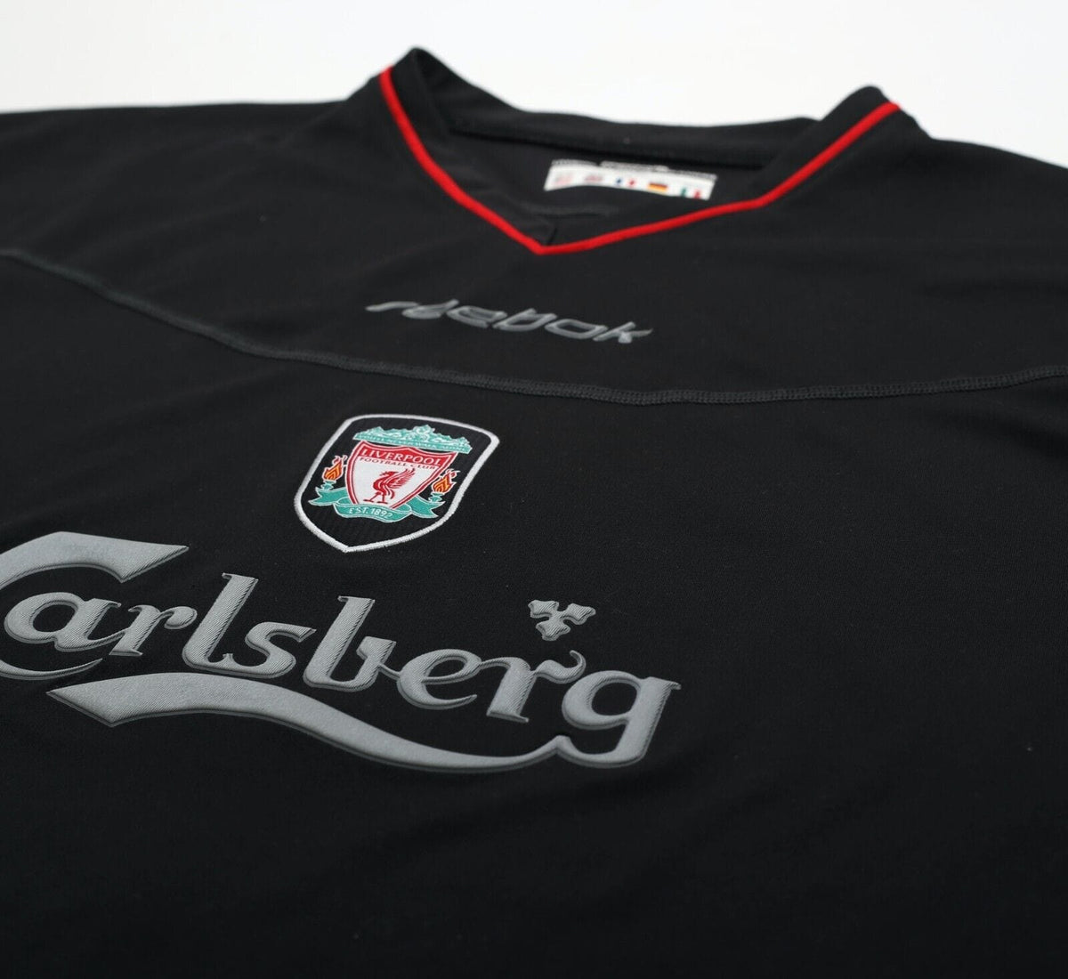 2002/04 HESKEY #8 Liverpool Vintage Reebok Away Football Shirt Jersey (XL)