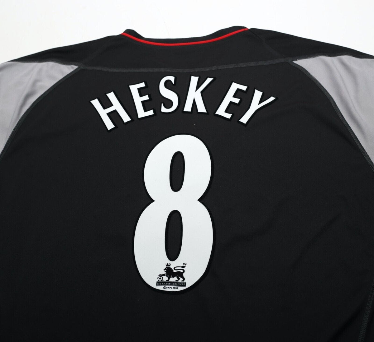2002/04 HESKEY #8 Liverpool Vintage Reebok Away Football Shirt Jersey (XL)