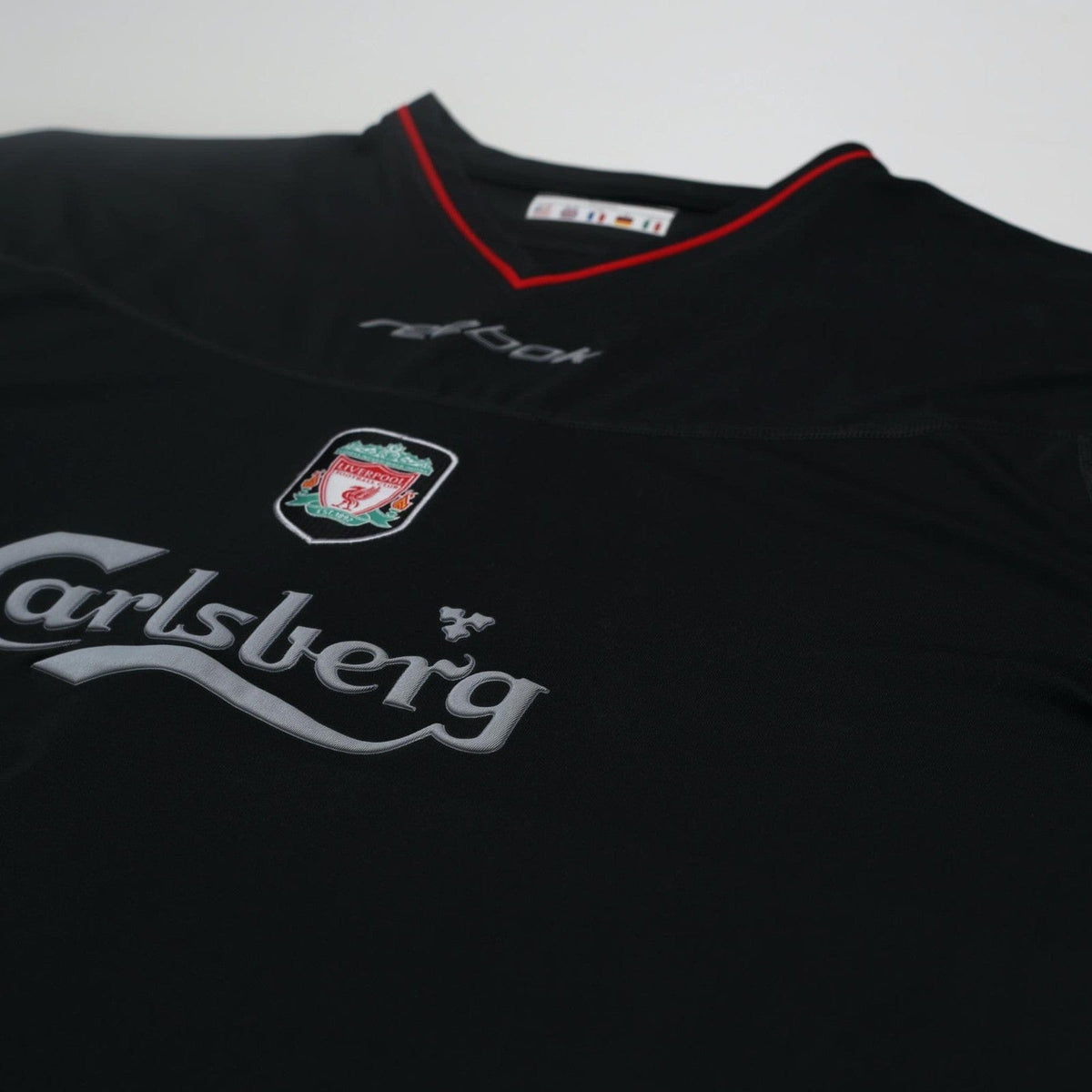2002/04 Heskey #8 Liverpool Vintage Reebok Away Football Shirt (XL)