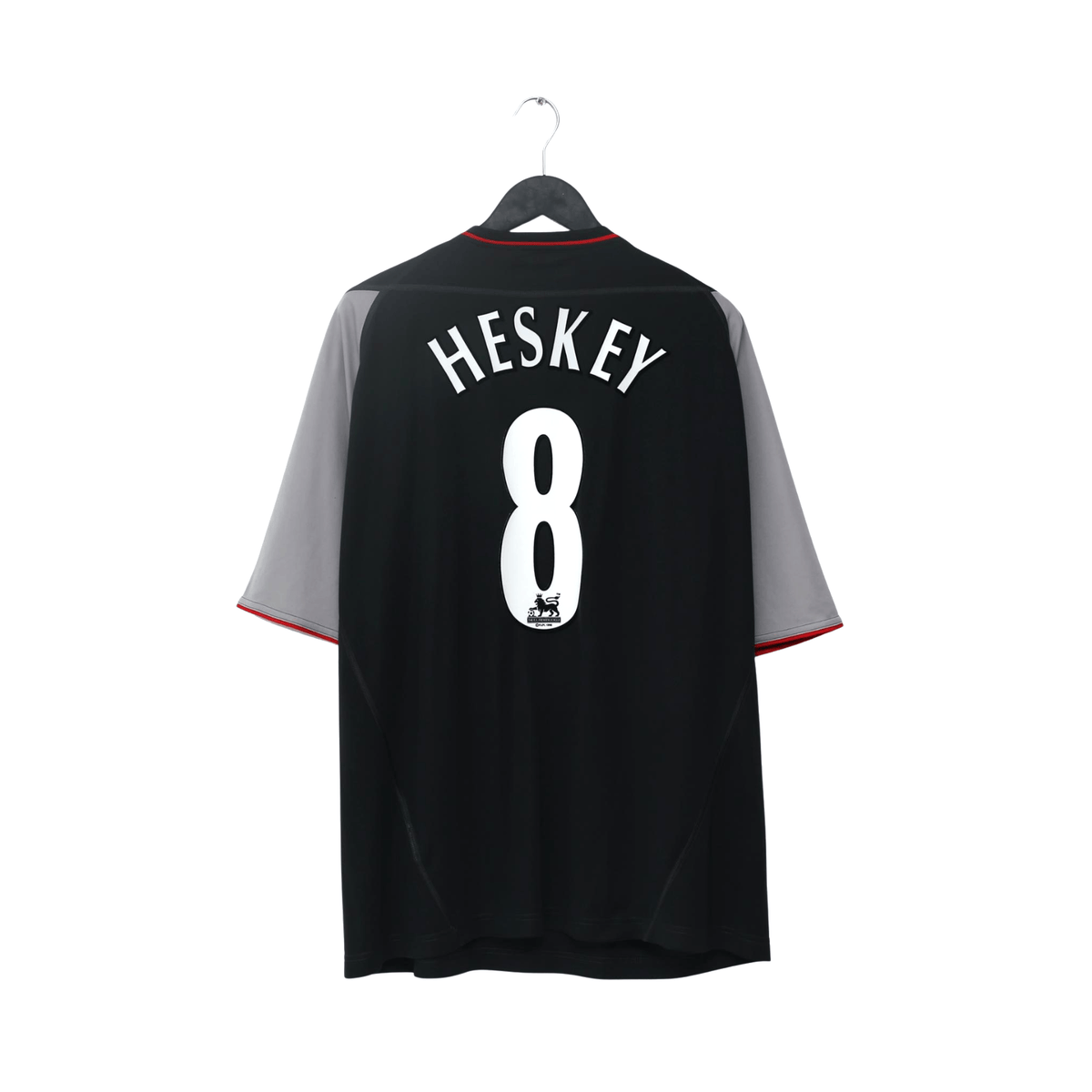 2002/04 Heskey #8 Liverpool Vintage Reebok Away Football Shirt (XL)