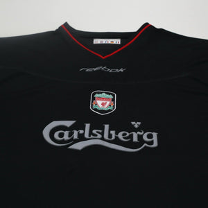 2002/04 Heskey #8 Liverpool Vintage Reebok Away Football Shirt (XL)