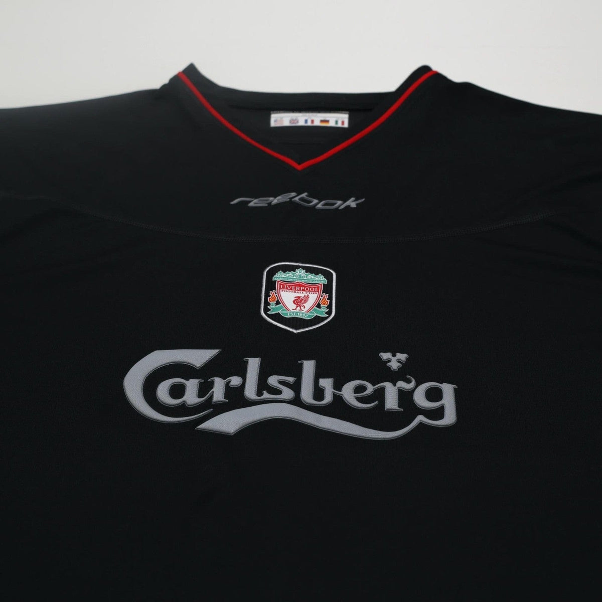 2002/04 Heskey #8 Liverpool Vintage Reebok Away Football Shirt (XL)