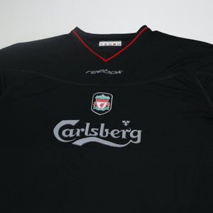 2002/04 Heskey #8 Liverpool Vintage Reebok Away Football Shirt (XL)