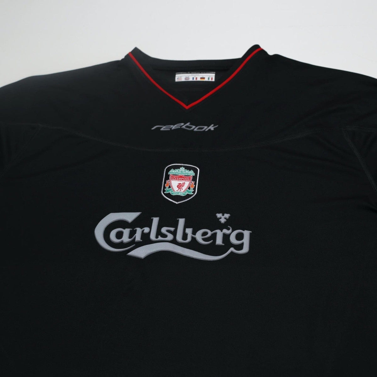 2002/04 Heskey #8 Liverpool Vintage Reebok Away Football Shirt (XL)