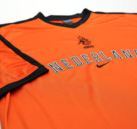 2002/04 HOLLAND Vintage Nike Home Football Training Shirt (XL) Netherlands