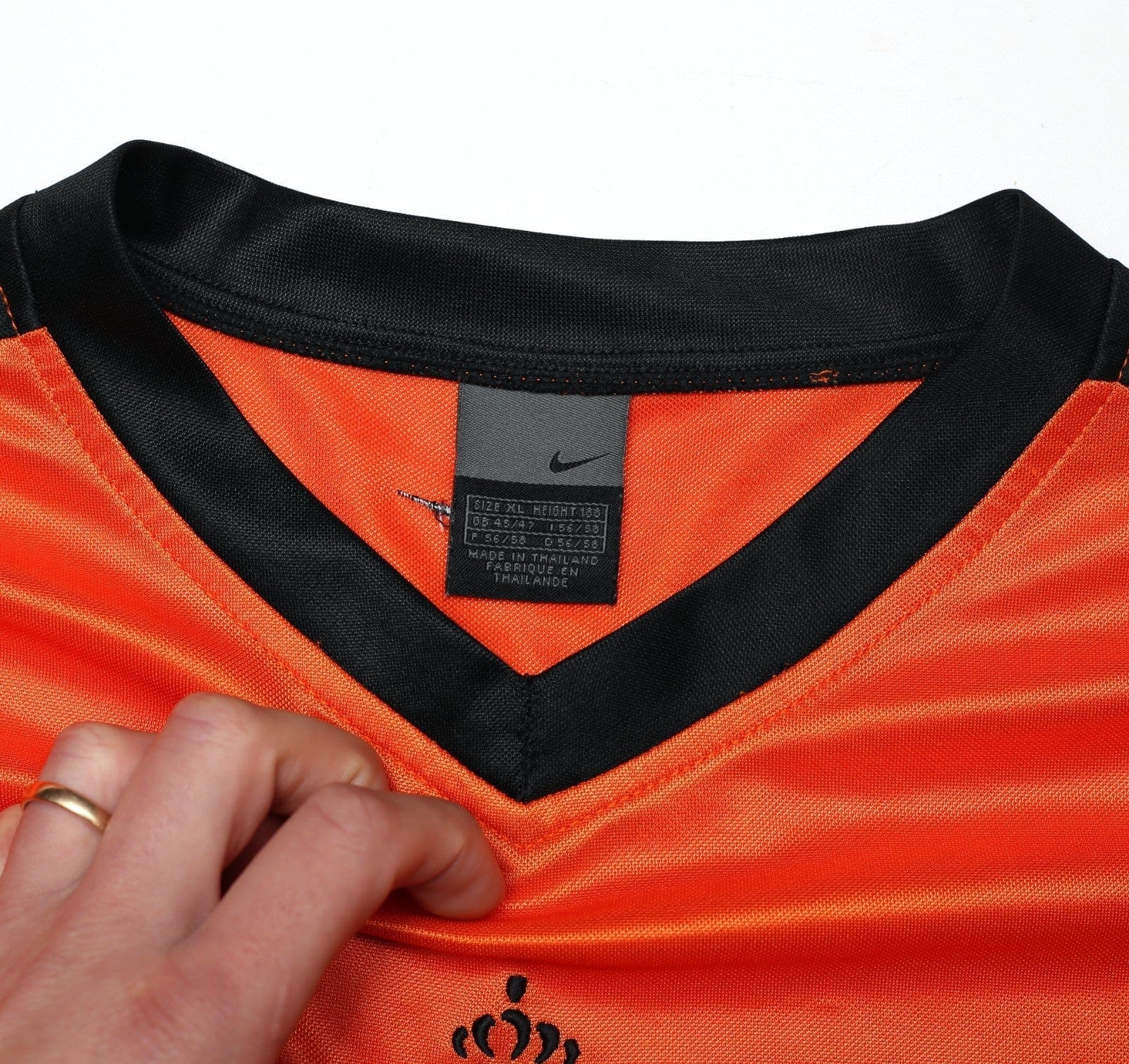 2002/04 HOLLAND Vintage Nike Home Football Training Shirt (XL) Netherlands