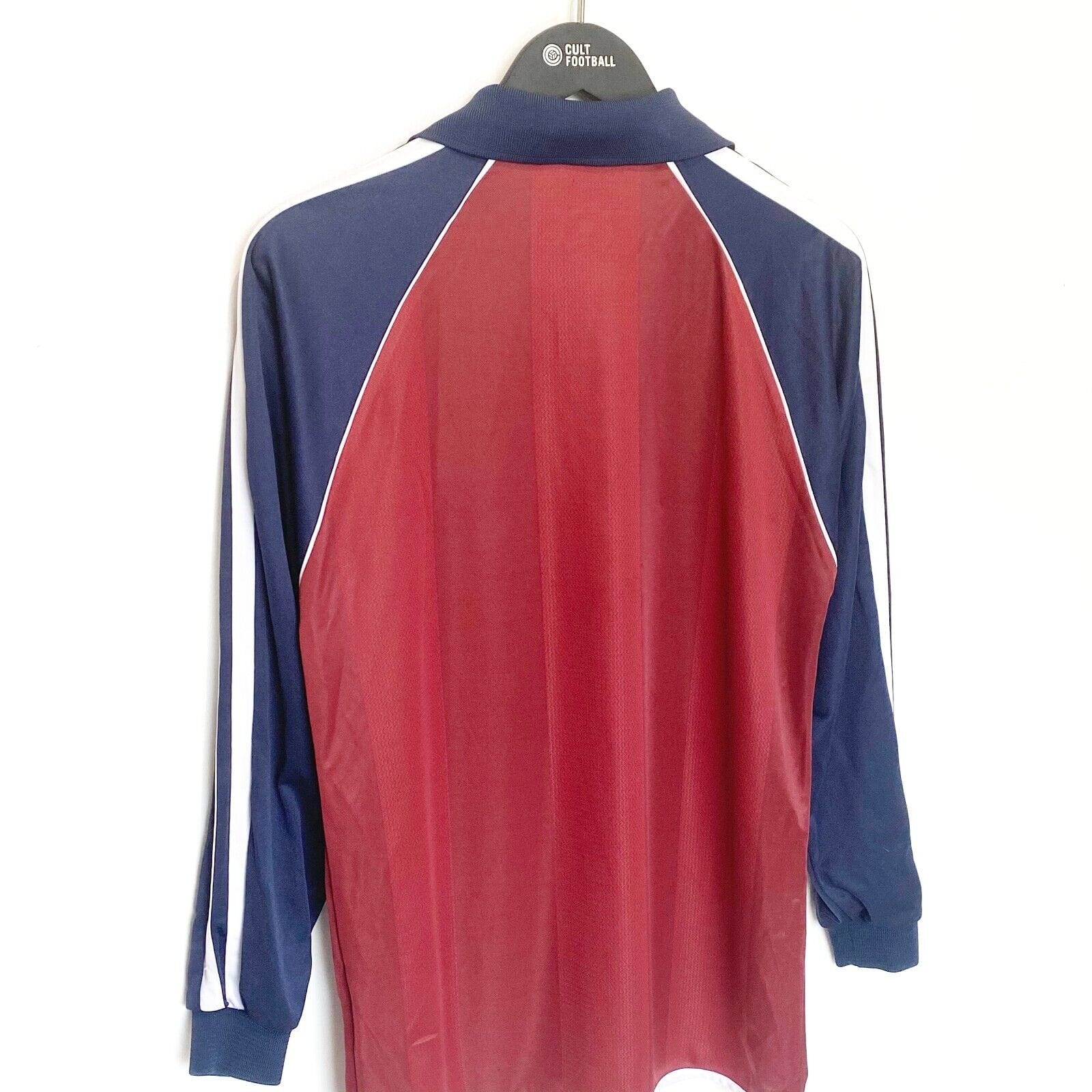 2002/04 IPSWICH TOWN Vintage Punch Long Sleeve Away Football Shirt (S) Bent Era