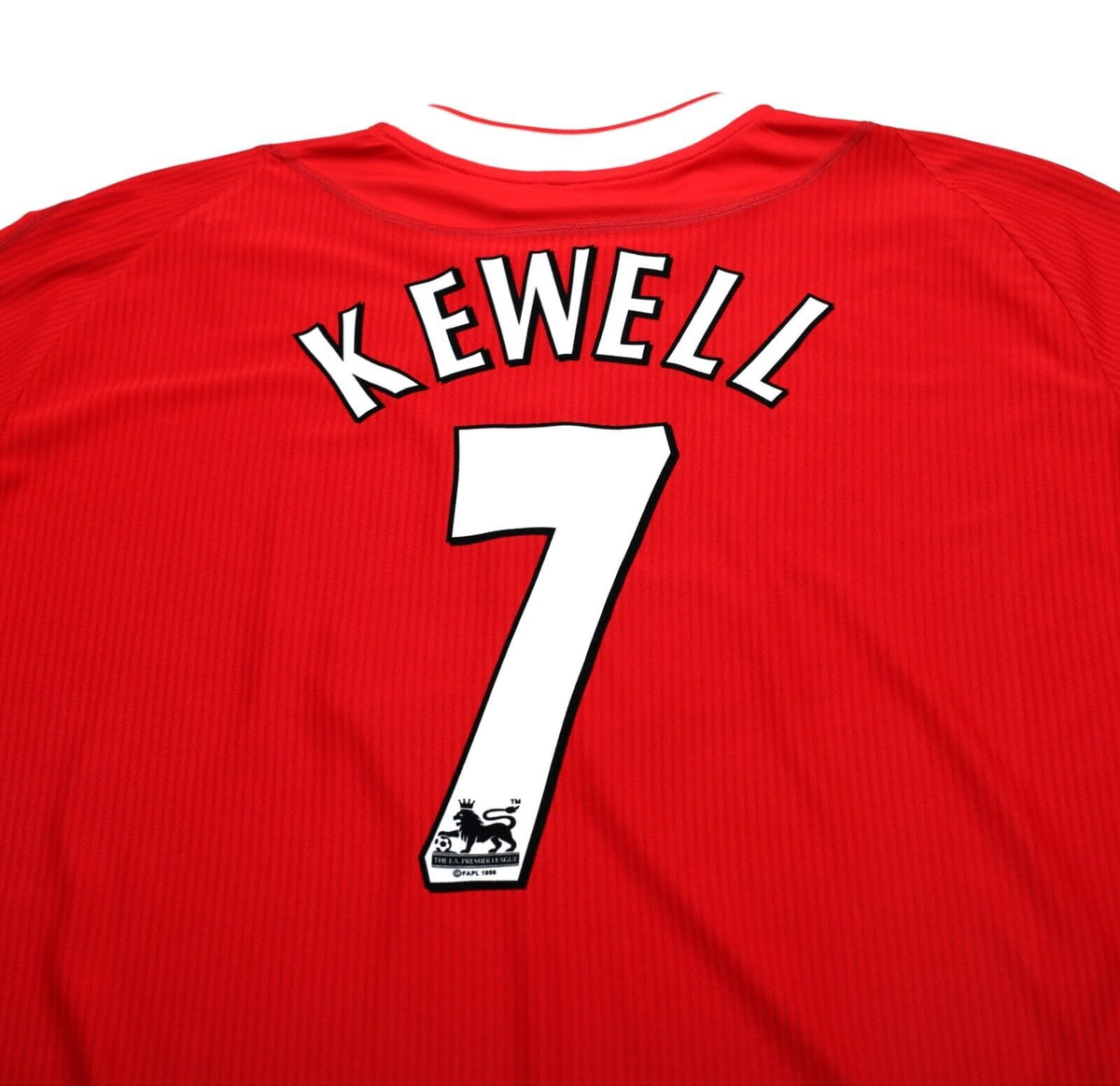 2002/04 KEWELL #7 Liverpool Vintage Reebok Home Football Shirt Jersey (XL)