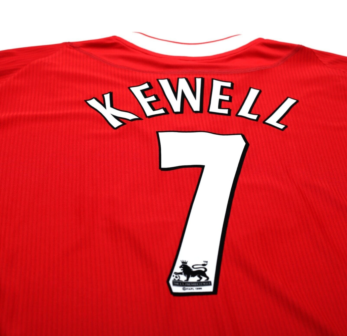 2002/04 KEWELL #7 Liverpool Vintage Reebok Home Football Shirt Jersey (XL)
