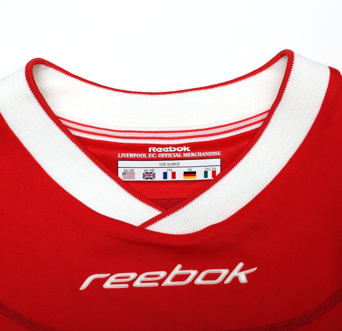 2002/04 KEWELL #7 Liverpool Vintage Reebok Home Football Shirt Jersey (XL)