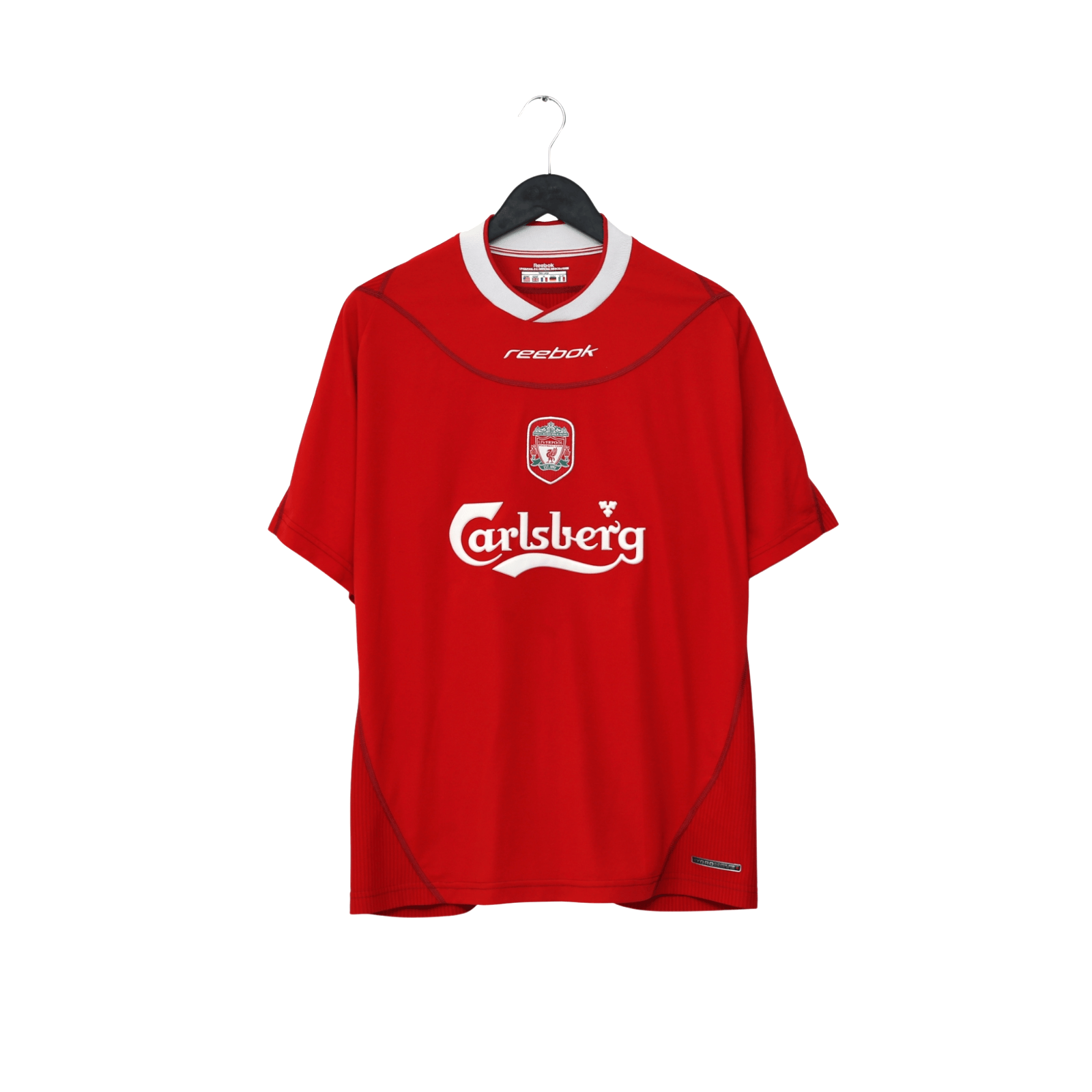 2002/04 Kewell #7 Liverpool Vintage Reebok Home Football Shirt (L)