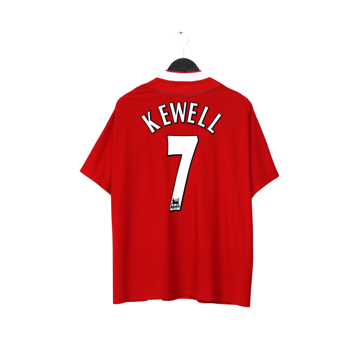 2002/04 Kewell #7 Liverpool Vintage Reebok Home Football Shirt (L)