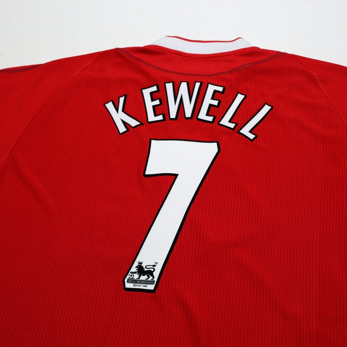 2002/04 Kewell #7 Liverpool Vintage Reebok Home Football Shirt (L)
