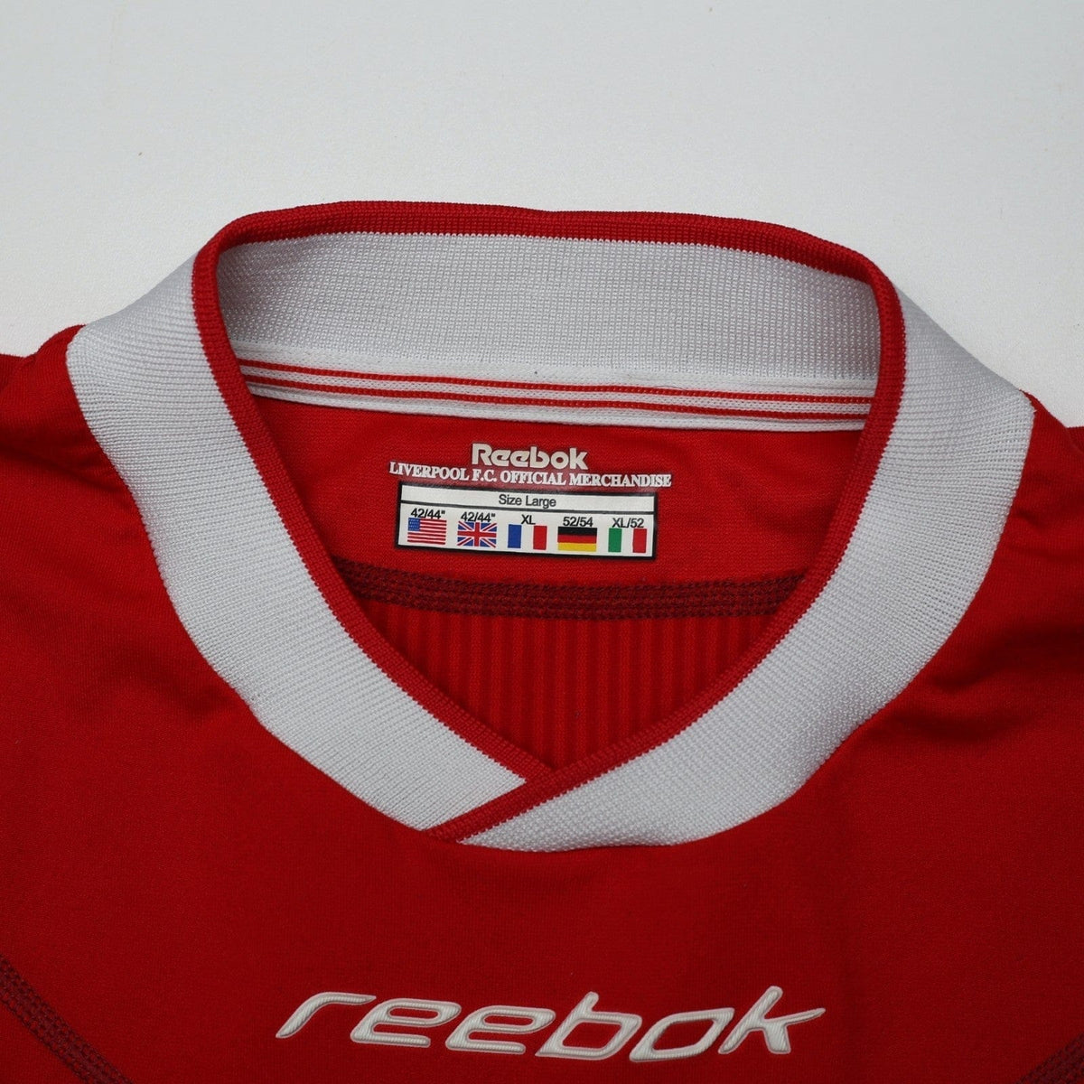 2002/04 Kewell #7 Liverpool Vintage Reebok Home Football Shirt (L)