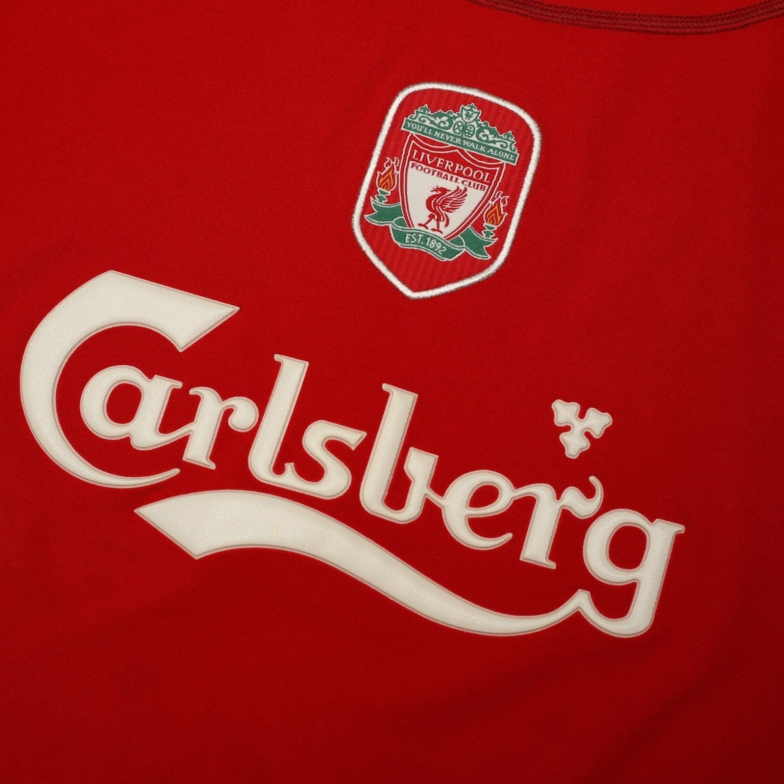 2002/04 Kewell #7 Liverpool Vintage Reebok Home Football Shirt (L)